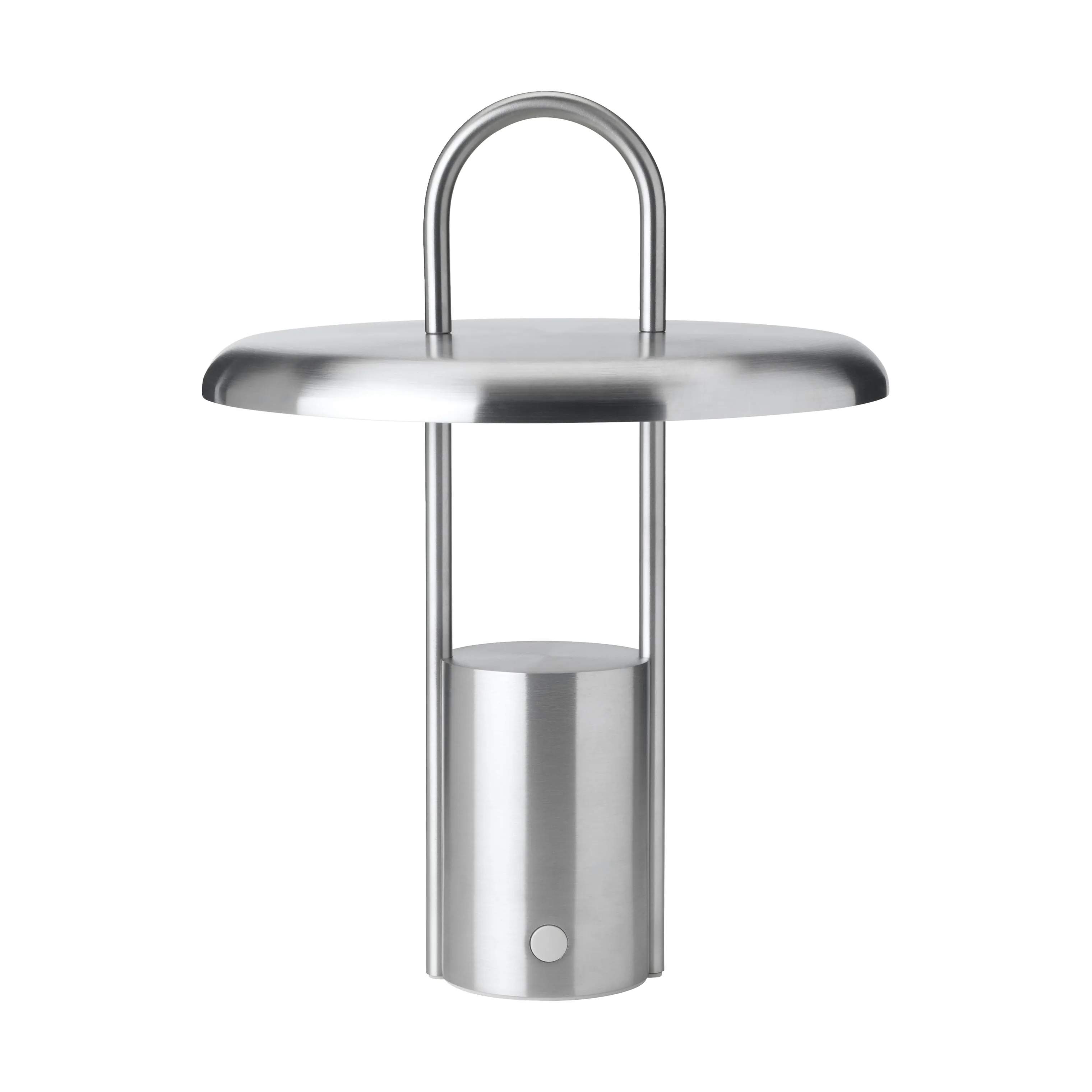 Stelton LED-lamper Pier Transportabel LED-lampe i Sølv, 25 cm, 1