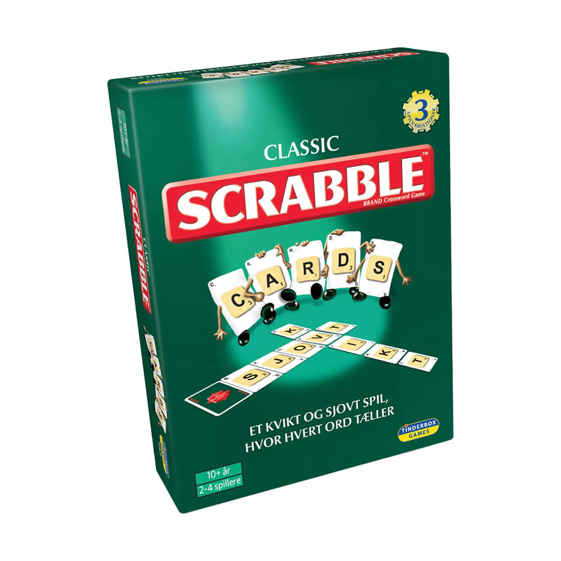 Spilbræt Spil Kortspil - Scrabble i Multifarvet, 1