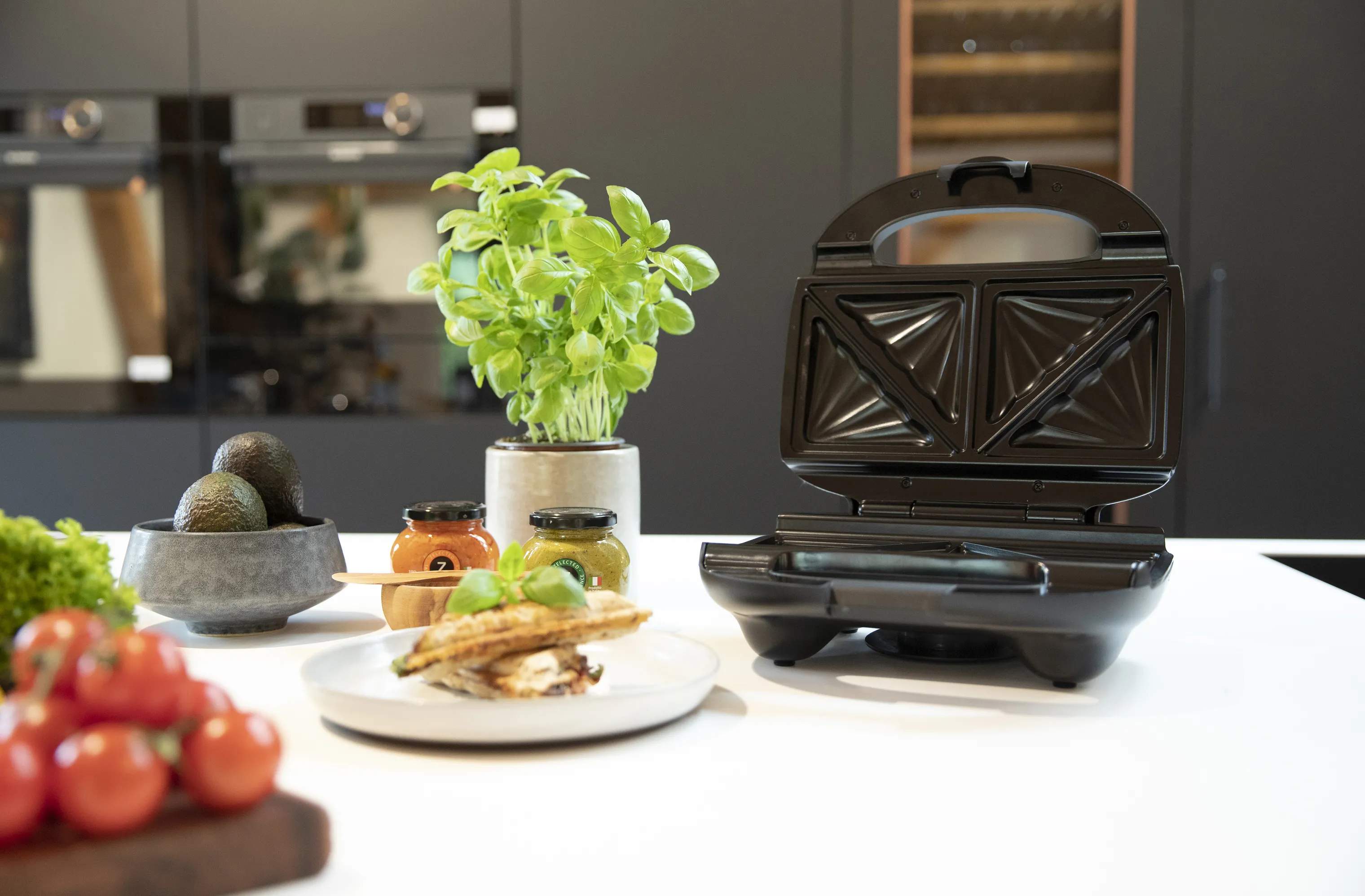 Witt Toastere Premium Sandwich Maker i Sort, 2