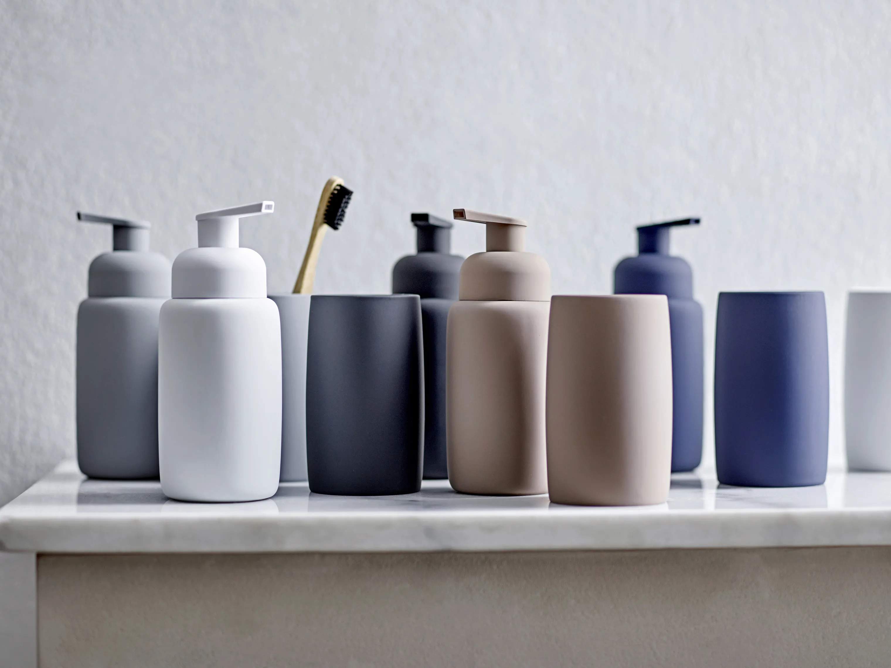 Södahl Tandbørsteholdere Mono Tandbørstekrus i Navy blue, 2