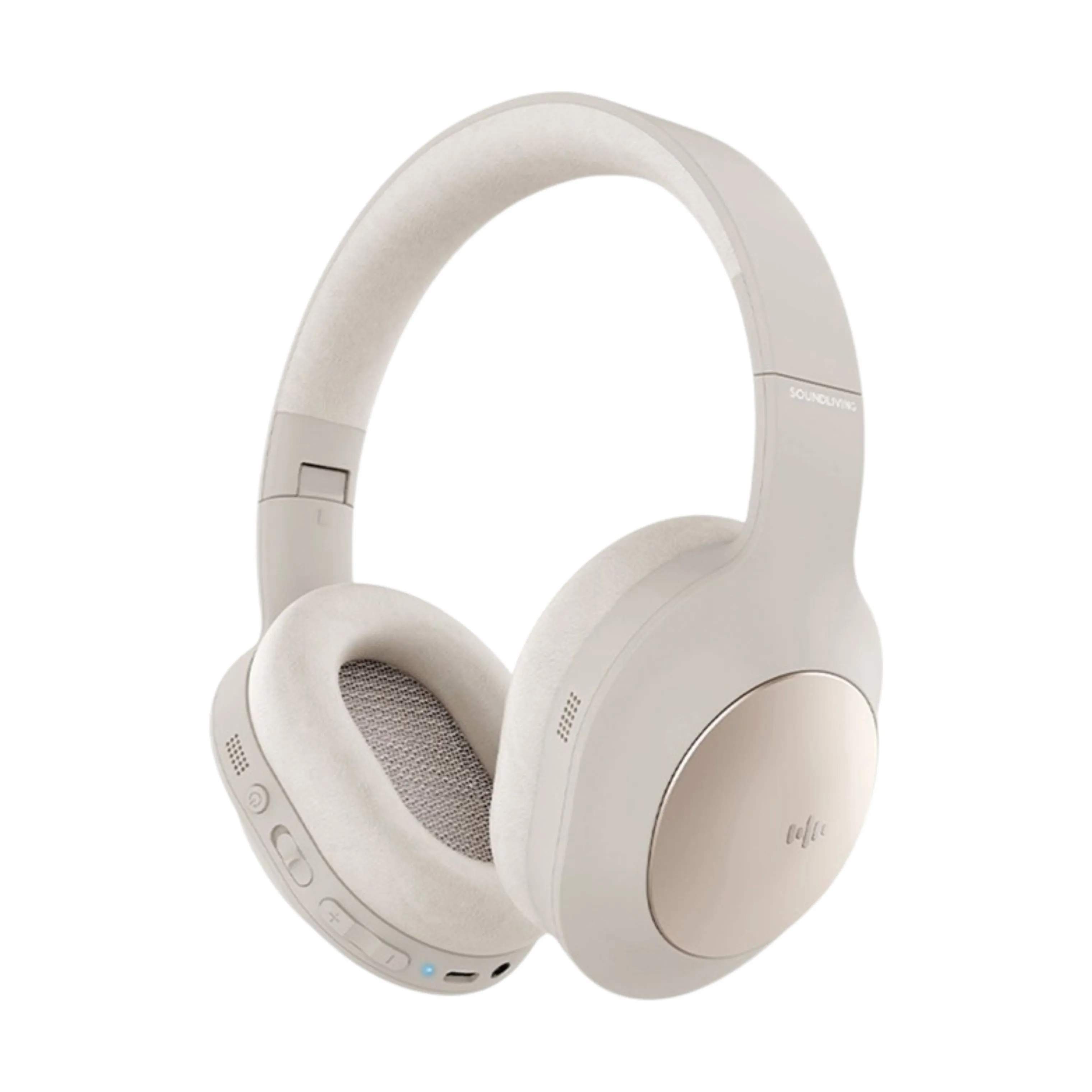 Soundliving Hovedtelefoner Wave Pro Høretelefoner i Beige, 1