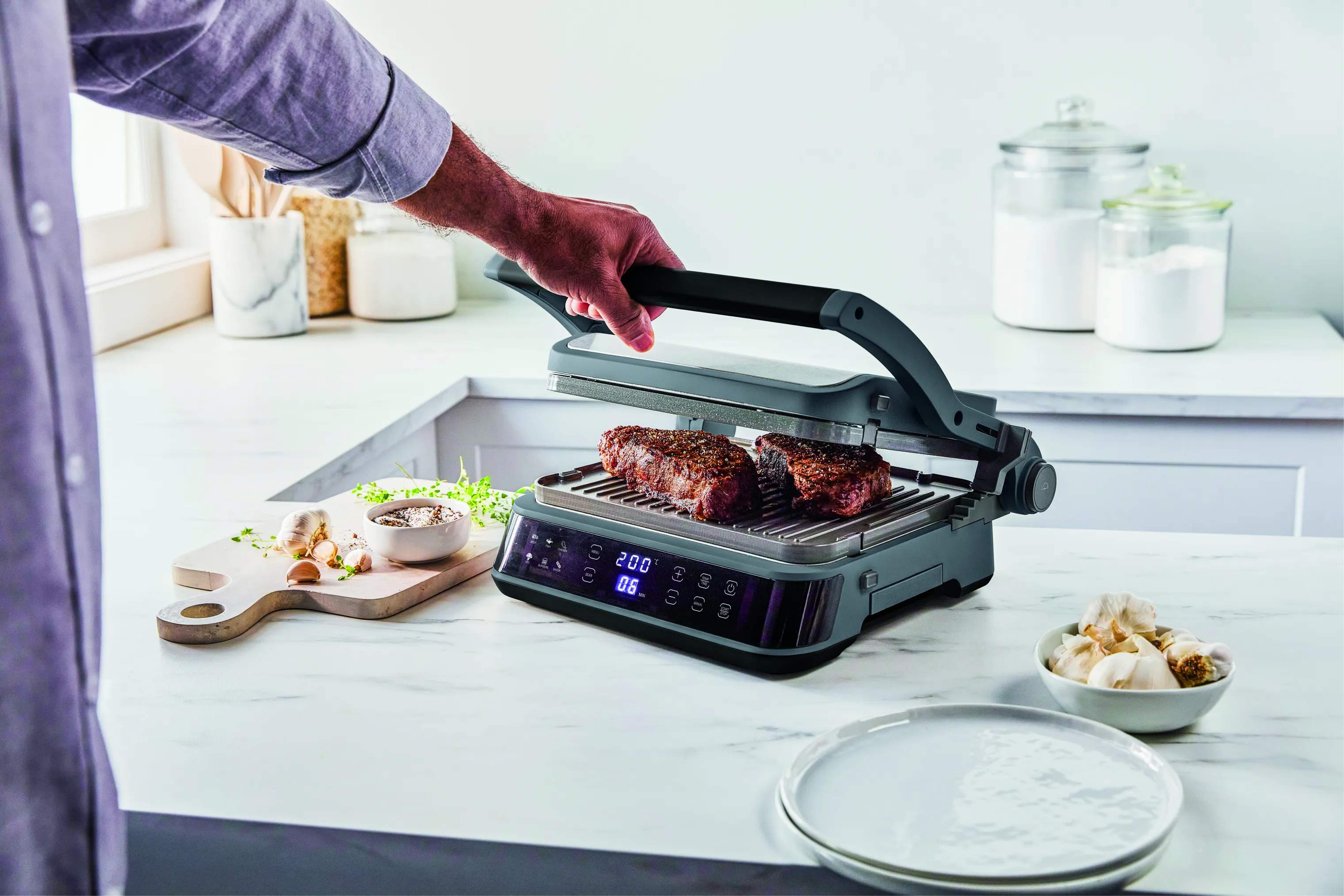 Greenpan Bordgrill Advanced Kontaktgrill i Sort, 2