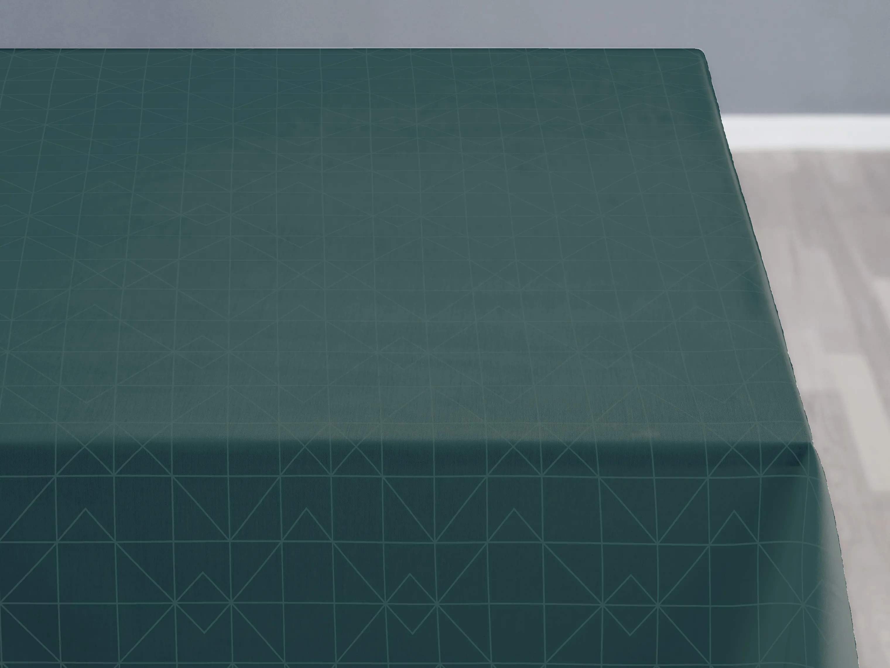 Organic Refined Damask Dug, green, large