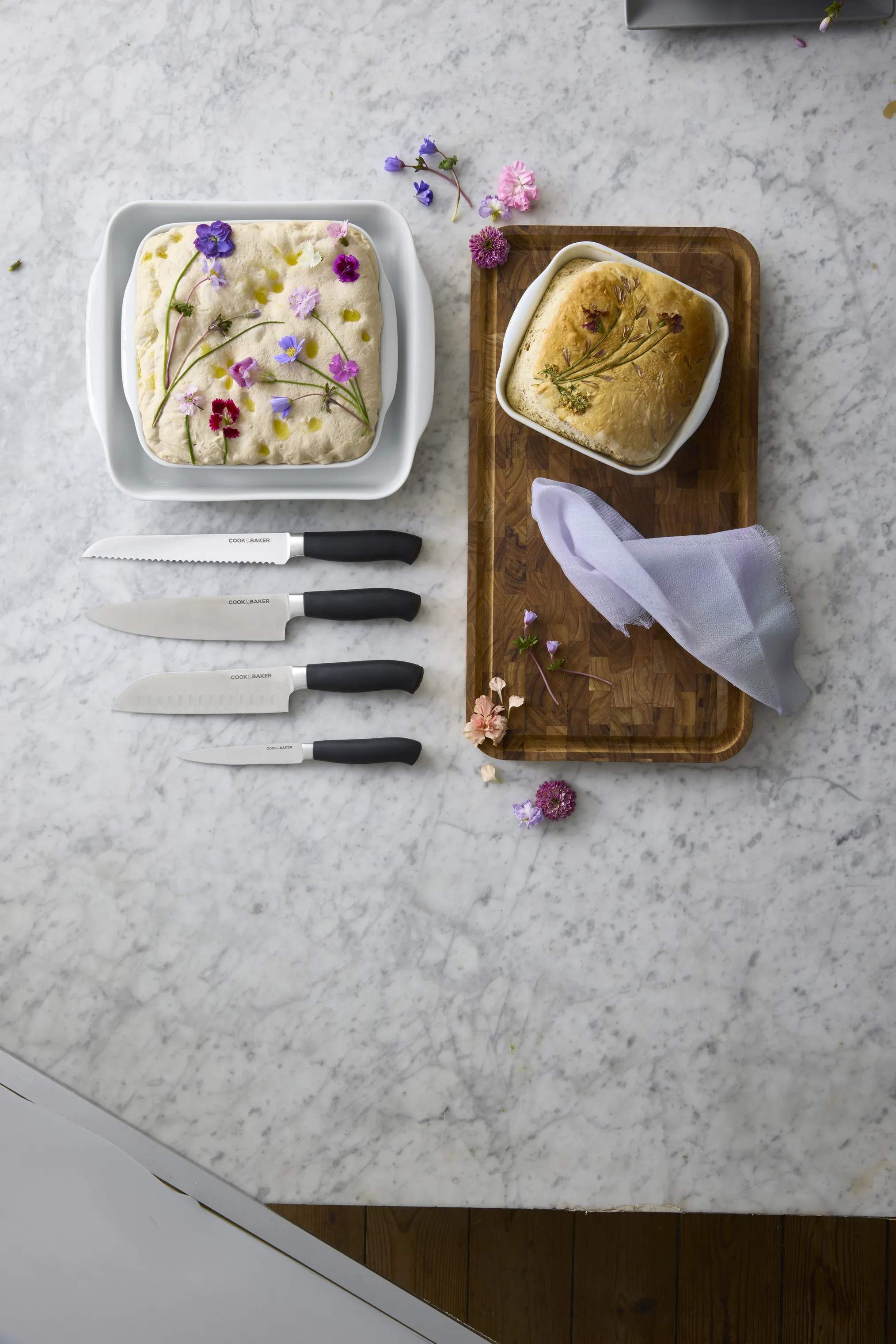 Cook & Baker Knivsæt Knivsæt - 4 dele i Sort/stål, 5