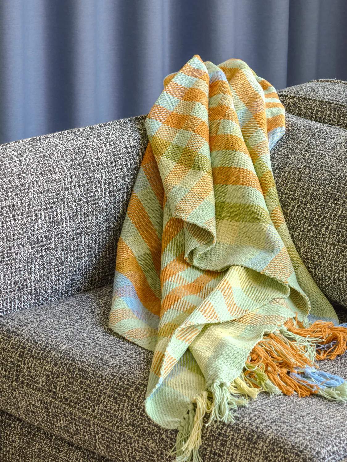 Hübsch Plaider Tarta Plaid i Gul, 3