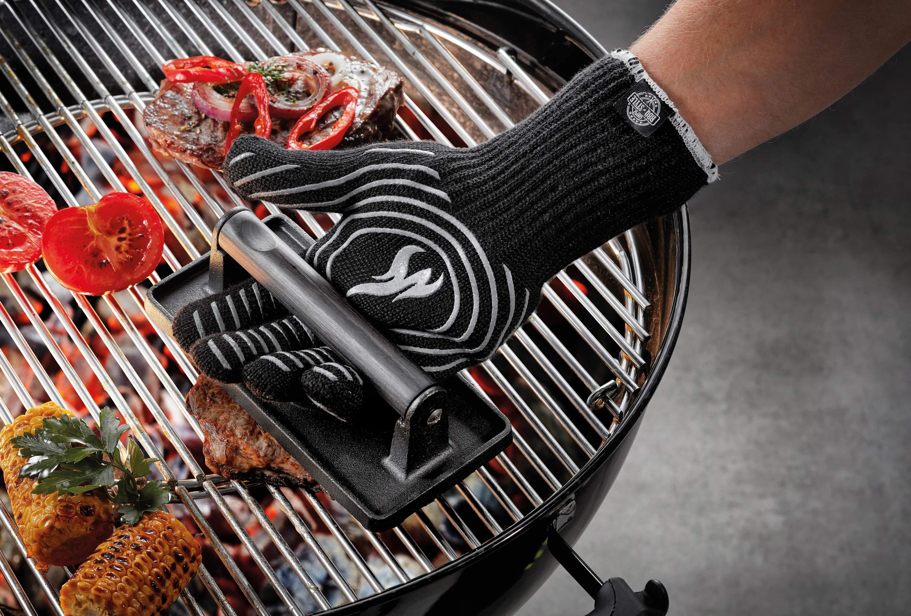 Gefu Grillhandsker Gefu Grill Barbecue Grillhandske i Sort, 2