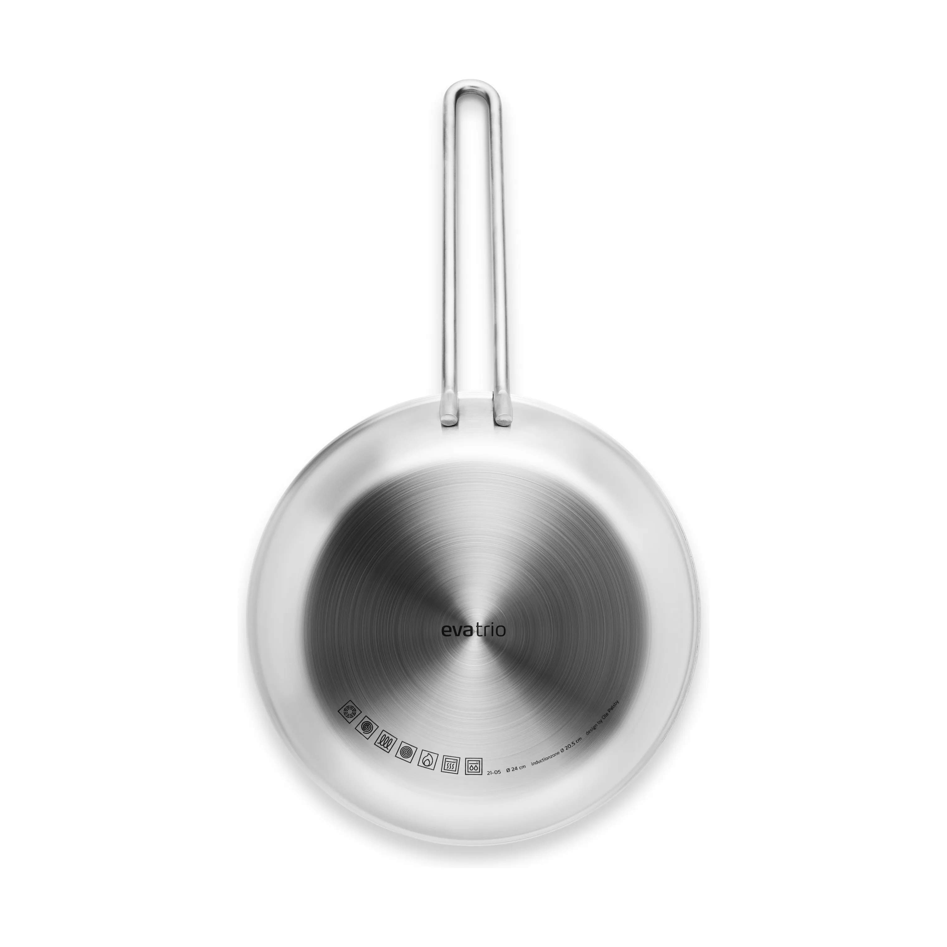 Eva Trio Stegepander Multi Mosaic Rec. Multi Mosaic Stegepande i Brushed steel, 24 cm, 4