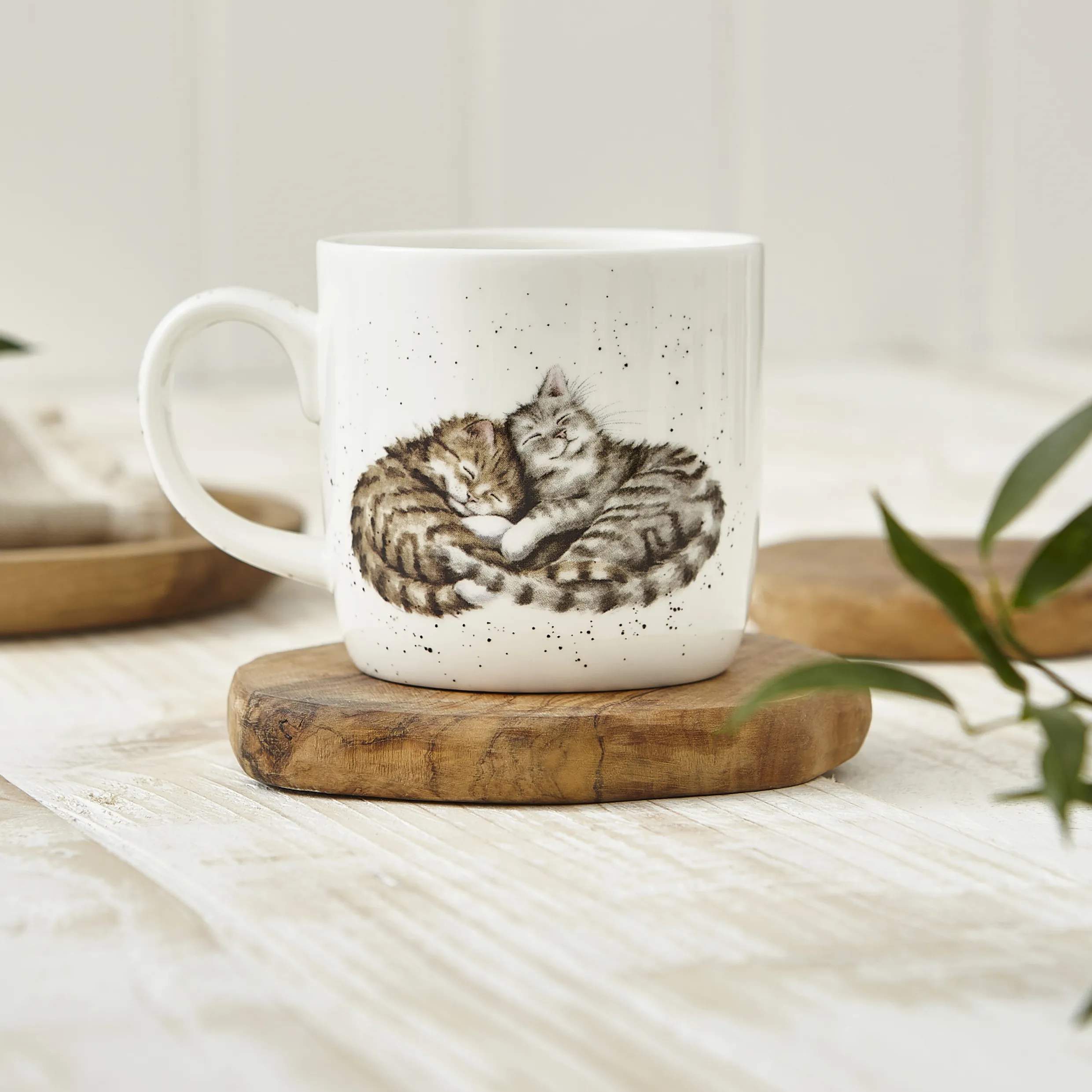 Royal Worcester Krus og kopper med hank Wrendale Krus - Feline good i To katte, 3