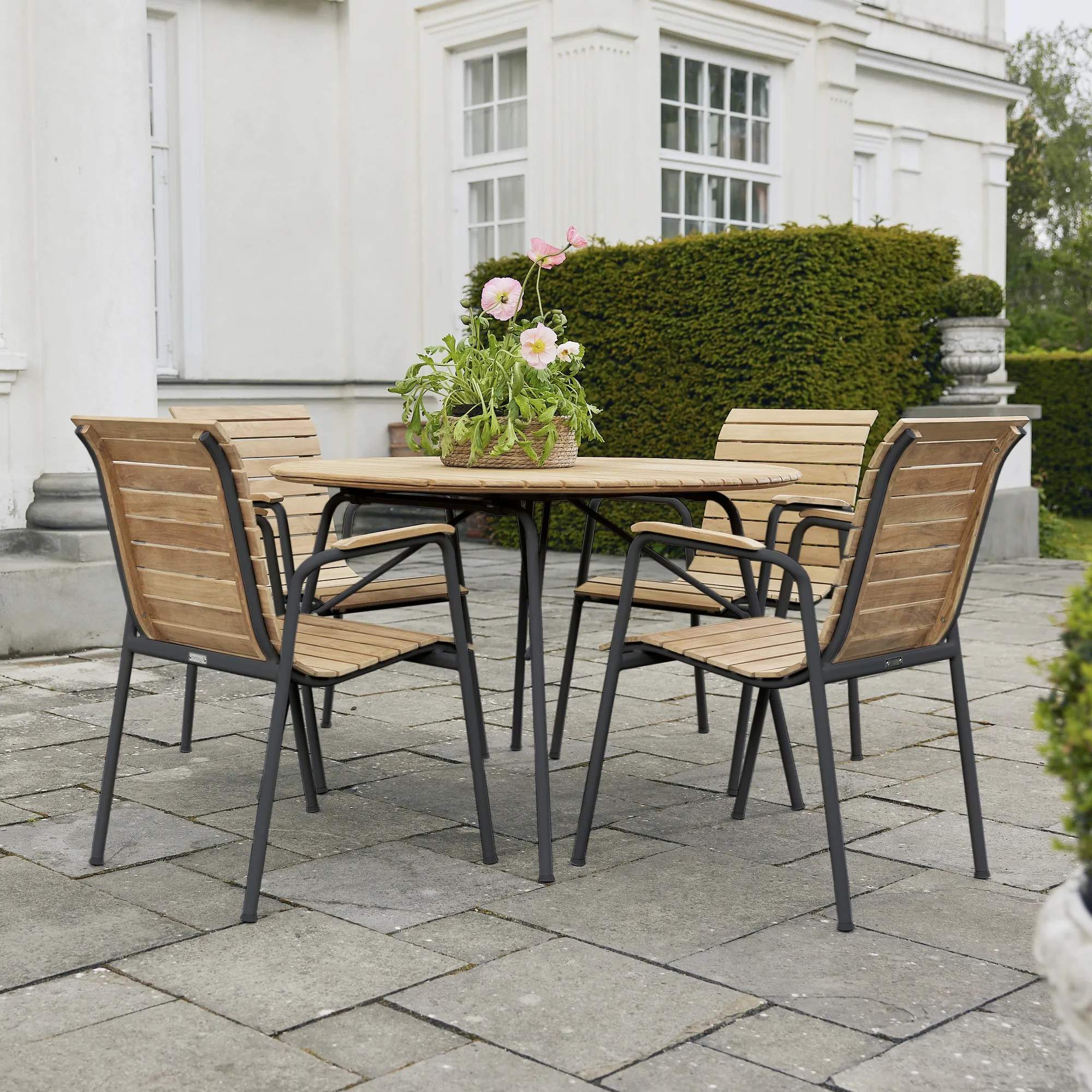 Mandalay Havemøbelsæt Bellevue Havemøbelsæt - 5 dele i Antracit, 3