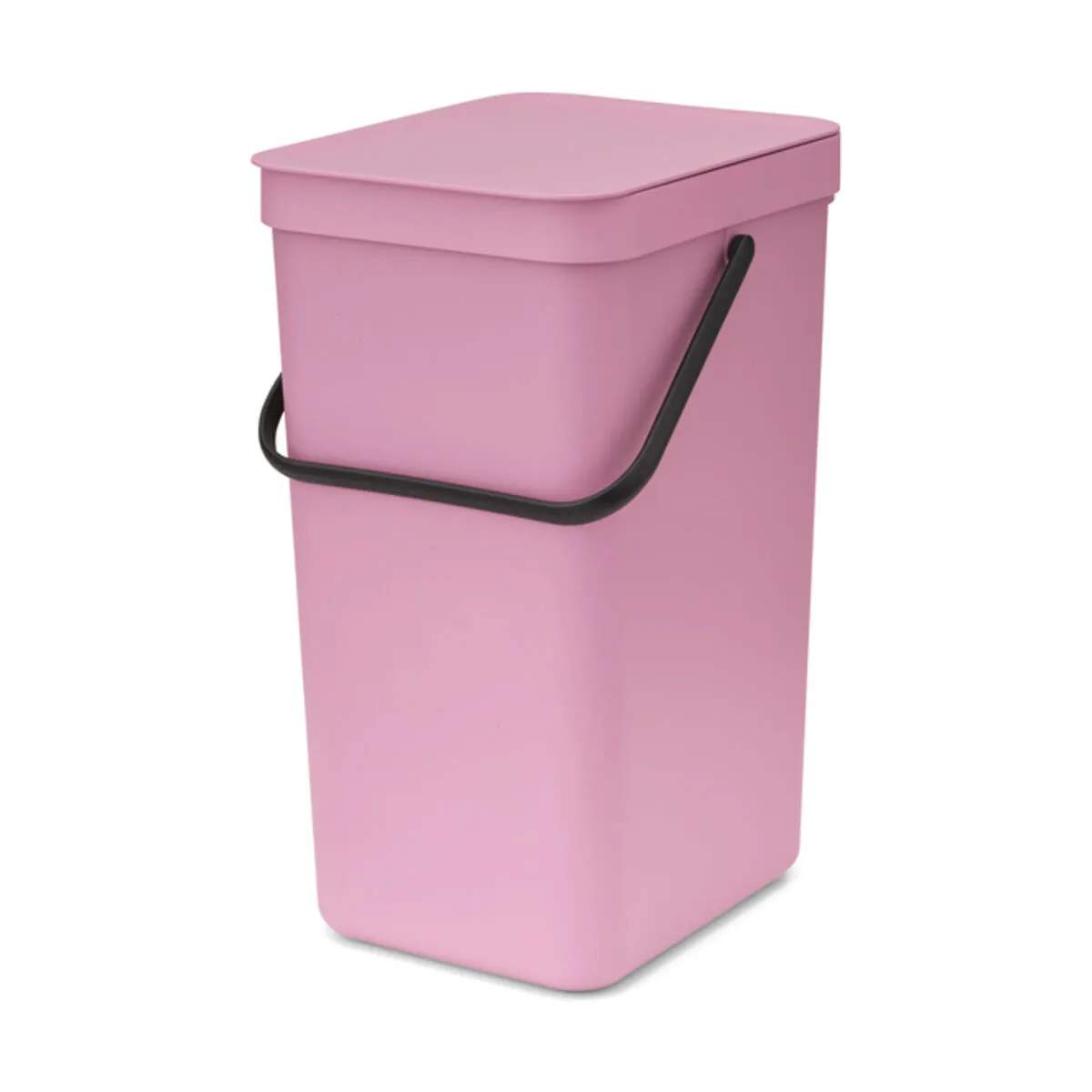 Brabantia Spande uden pedal Sort & Go Affaldsspand i Lilac Pink, 16 L, 1