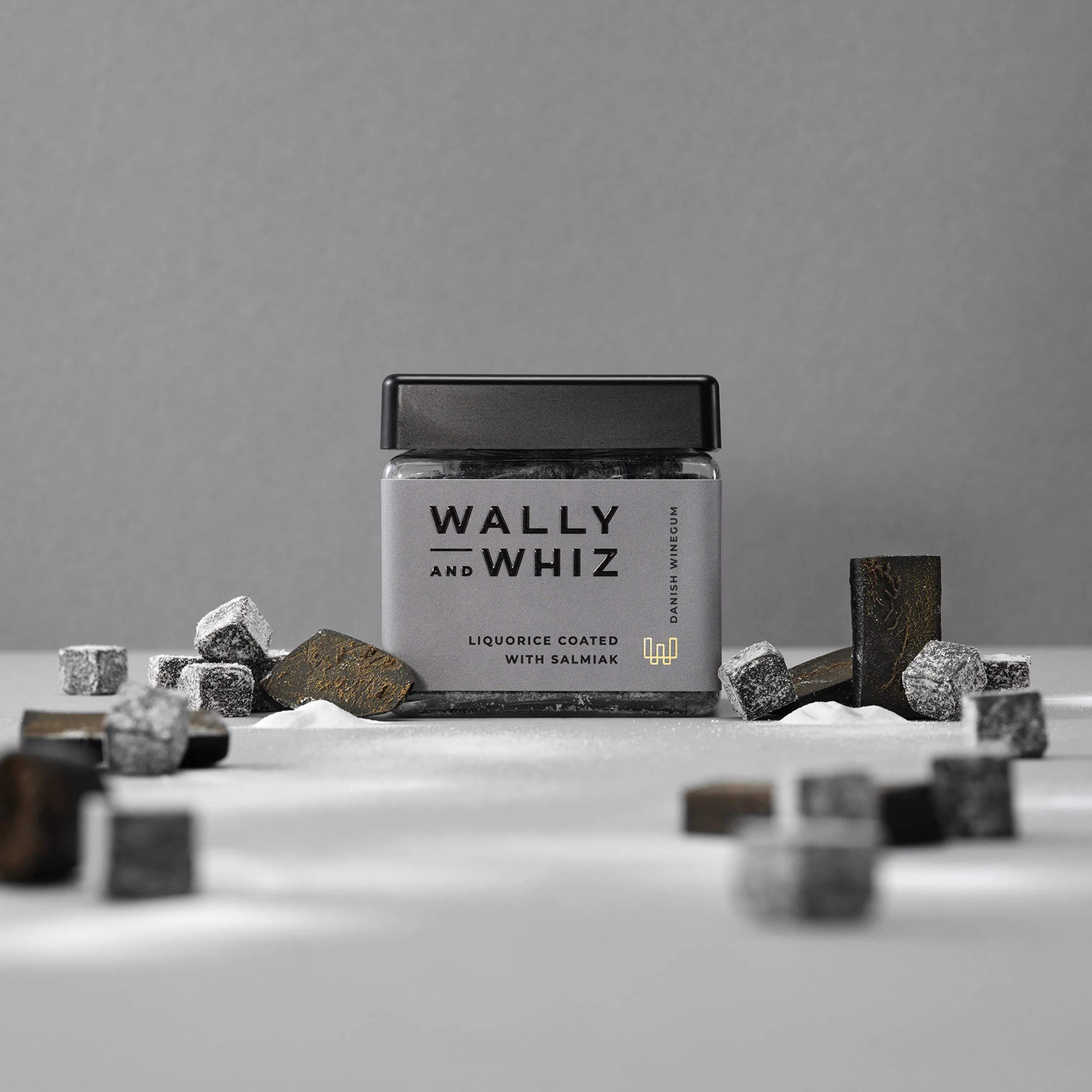 Wally and Whiz Søde sager Lakrids med salmiak i 140 gram, 2