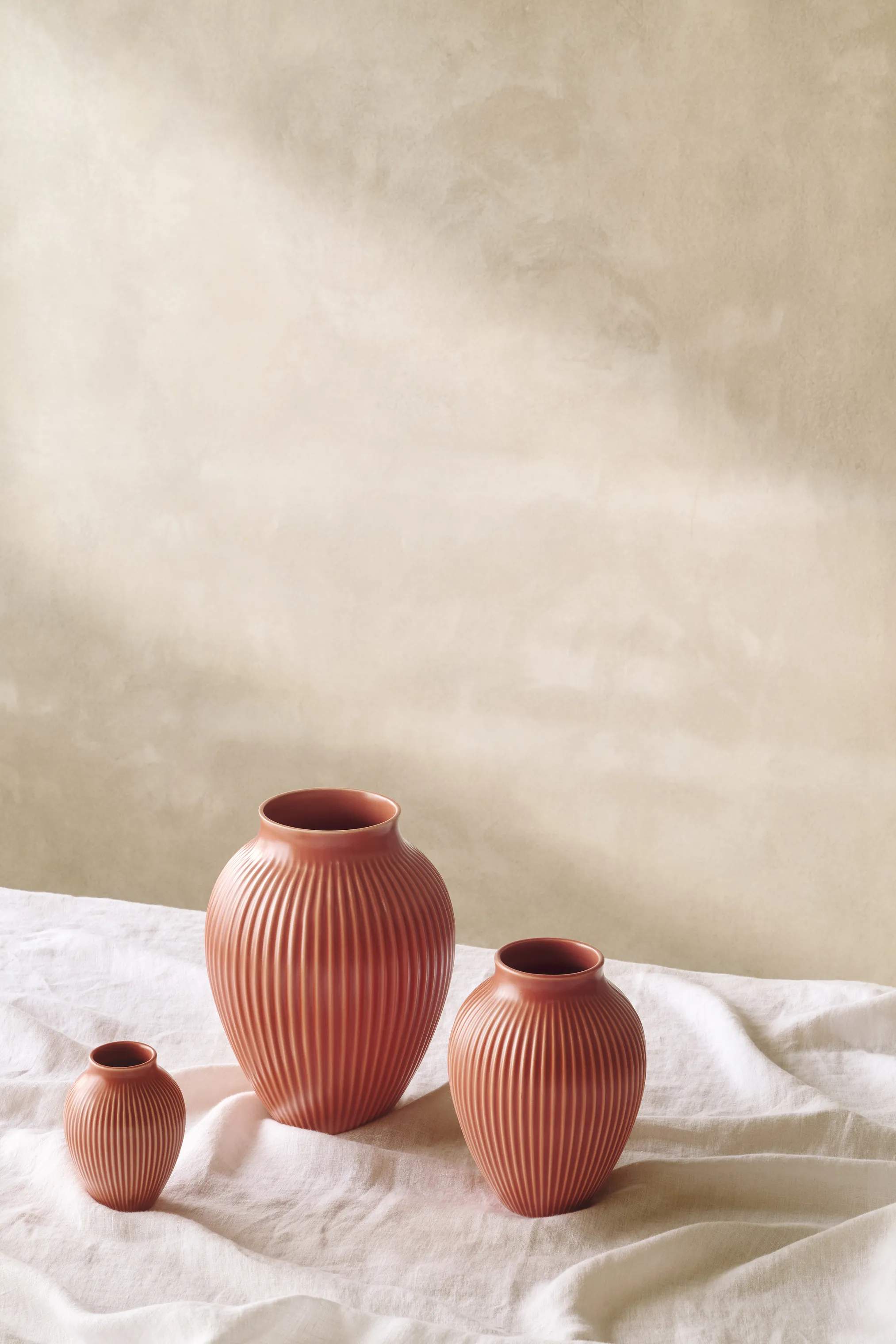 Knabstrup Keramik Vaser Knapstrup Vase i Koral, 12,5 cm, 2
