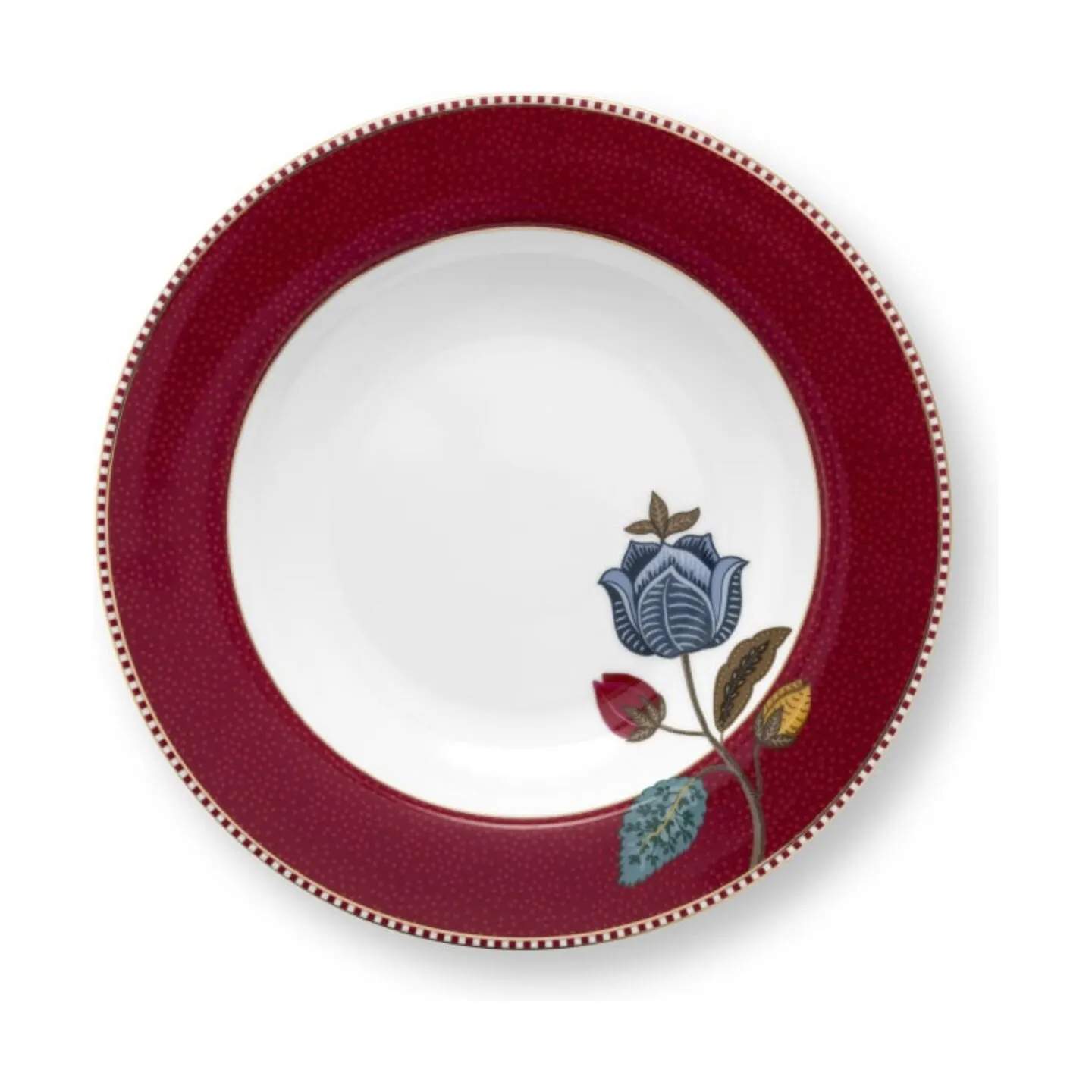 PIP Studio Dybe tallerkener Blooming Tales Dyb Tallerken i Rød, 1