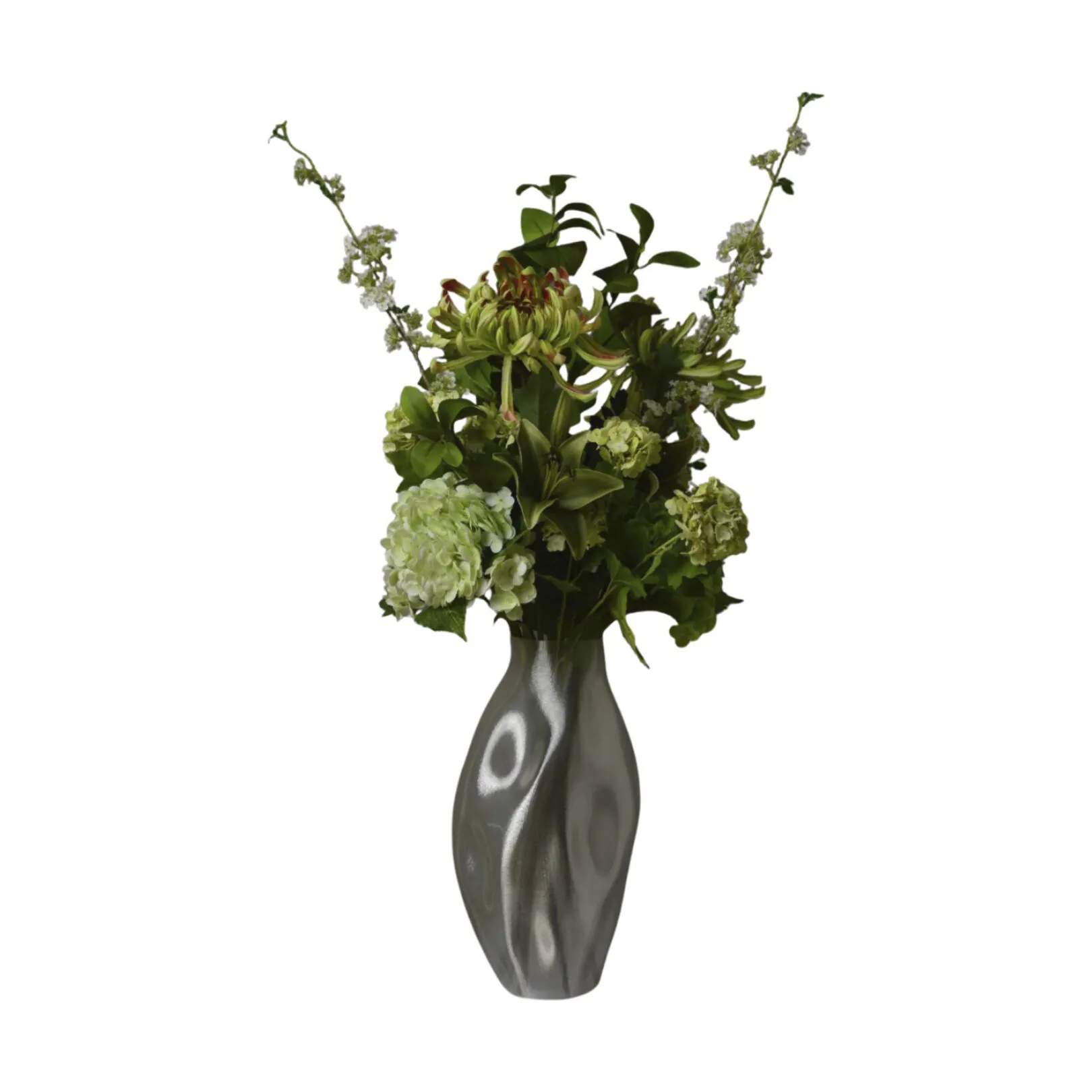 Fleuristc Kunstige blomster Greenish Buket i Grøn, 1
