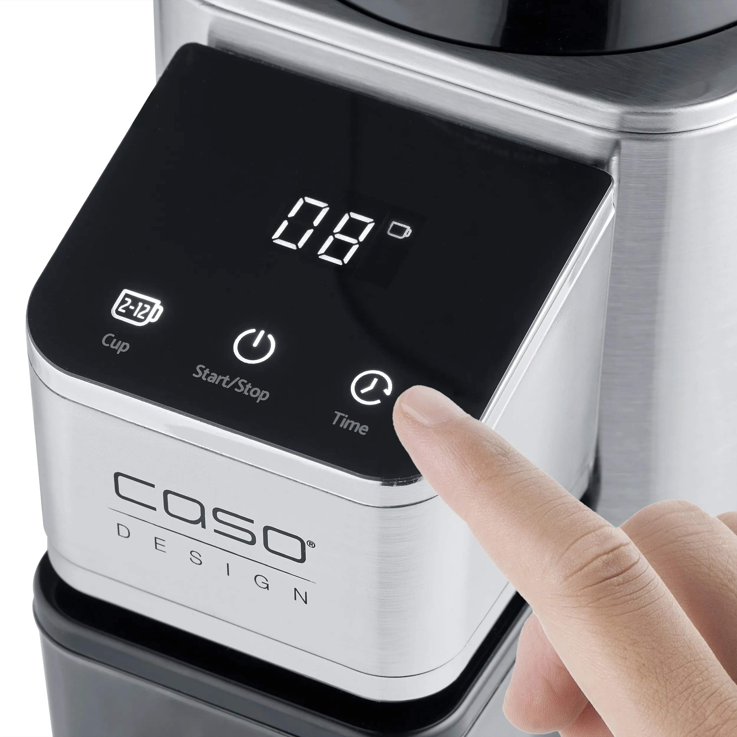 Caso Kaffekværne Baristachef Inox Kaffekværn CS1834 i Sølv, 2