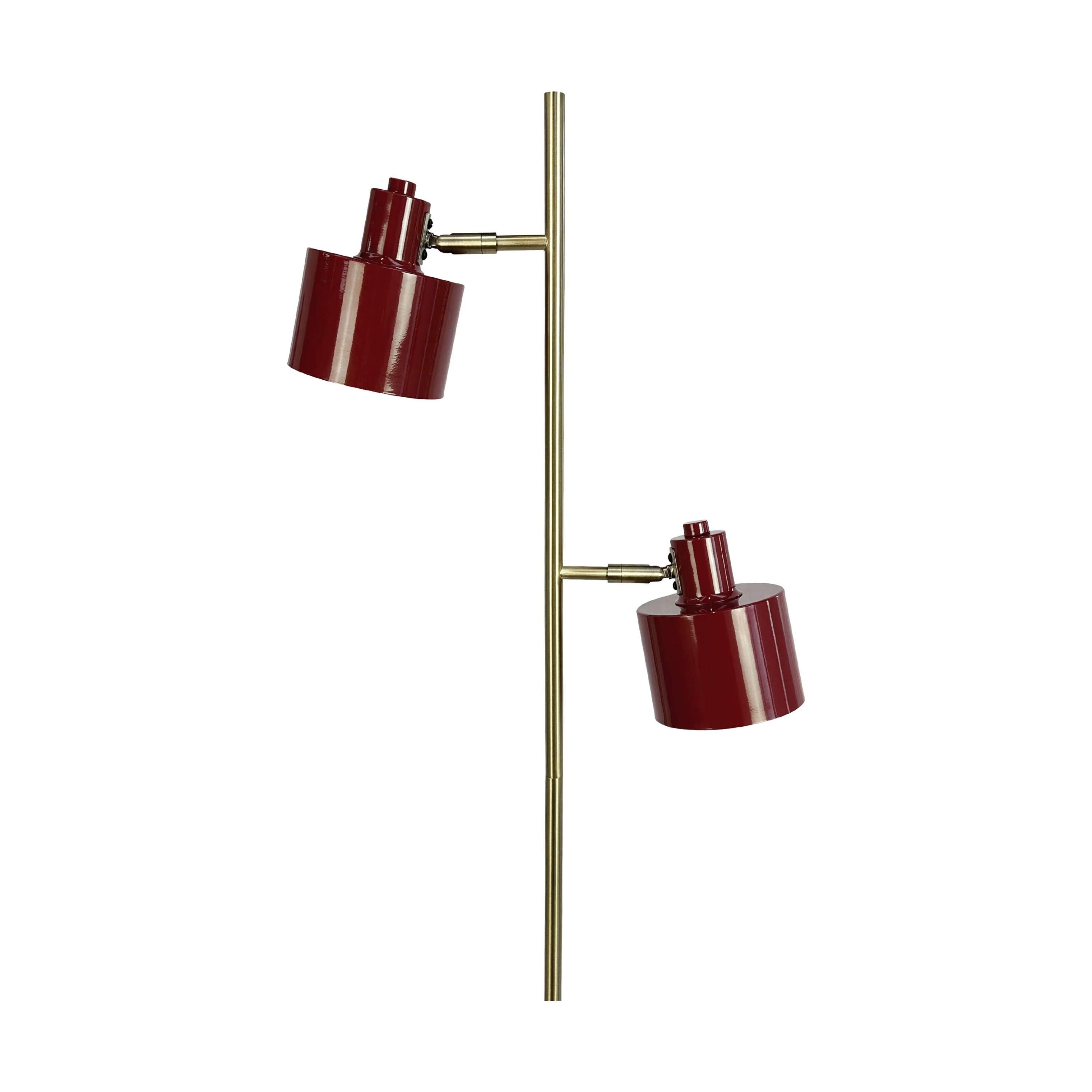 Dyberg Larsen Gulvlamper Ocean Gulvlampe i Mørkerød/ Messing, 3