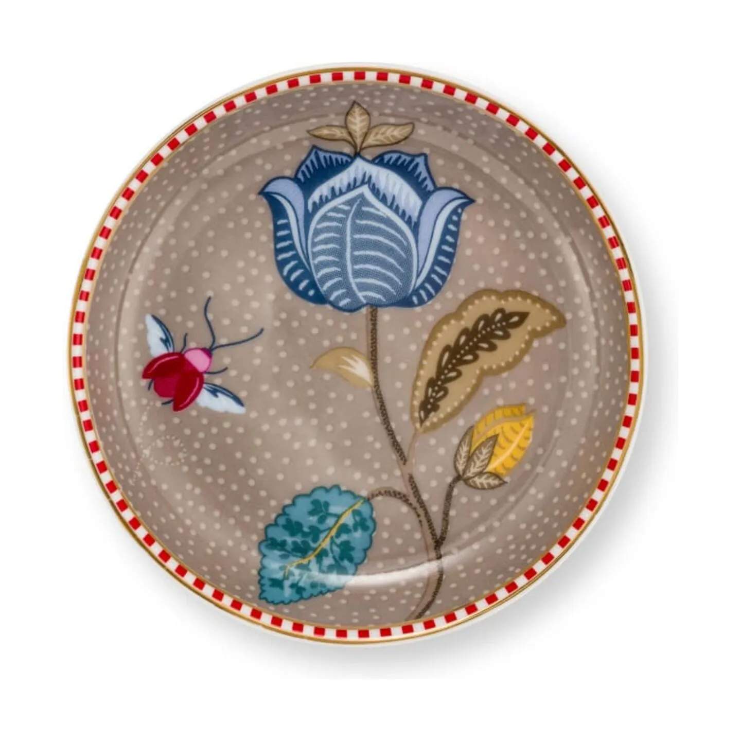 PIP Studio Kagetallerkener Blooming Tales Teposeholder i Khaki, 1