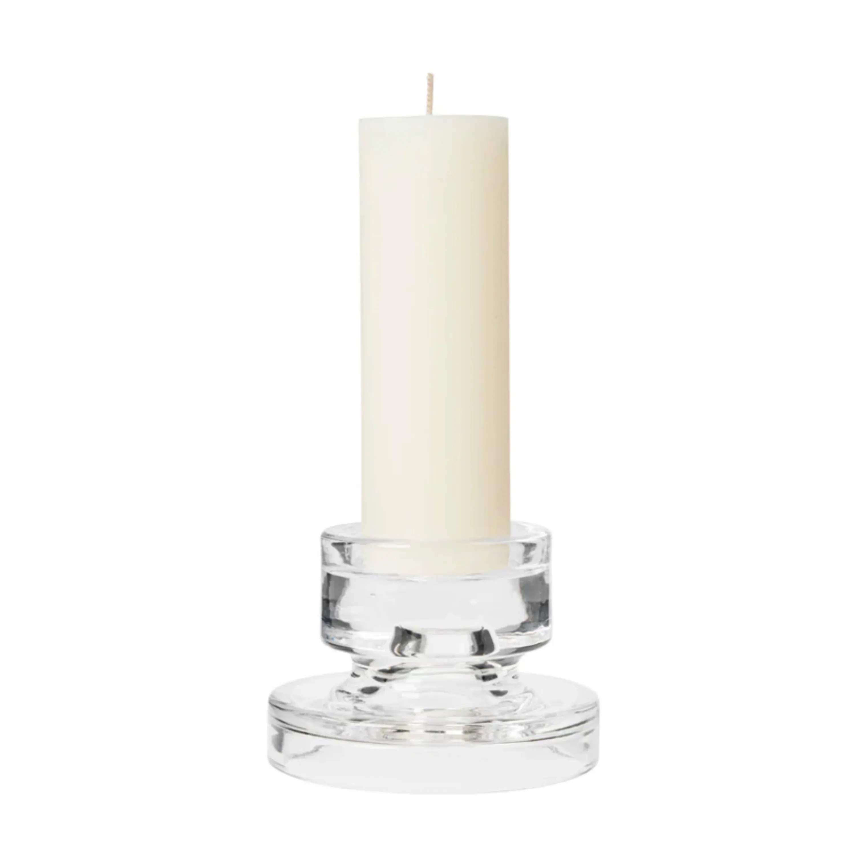 Broste Copenhagen Bloklysestage Petra Lysestage i Klar, 11 cm, 5