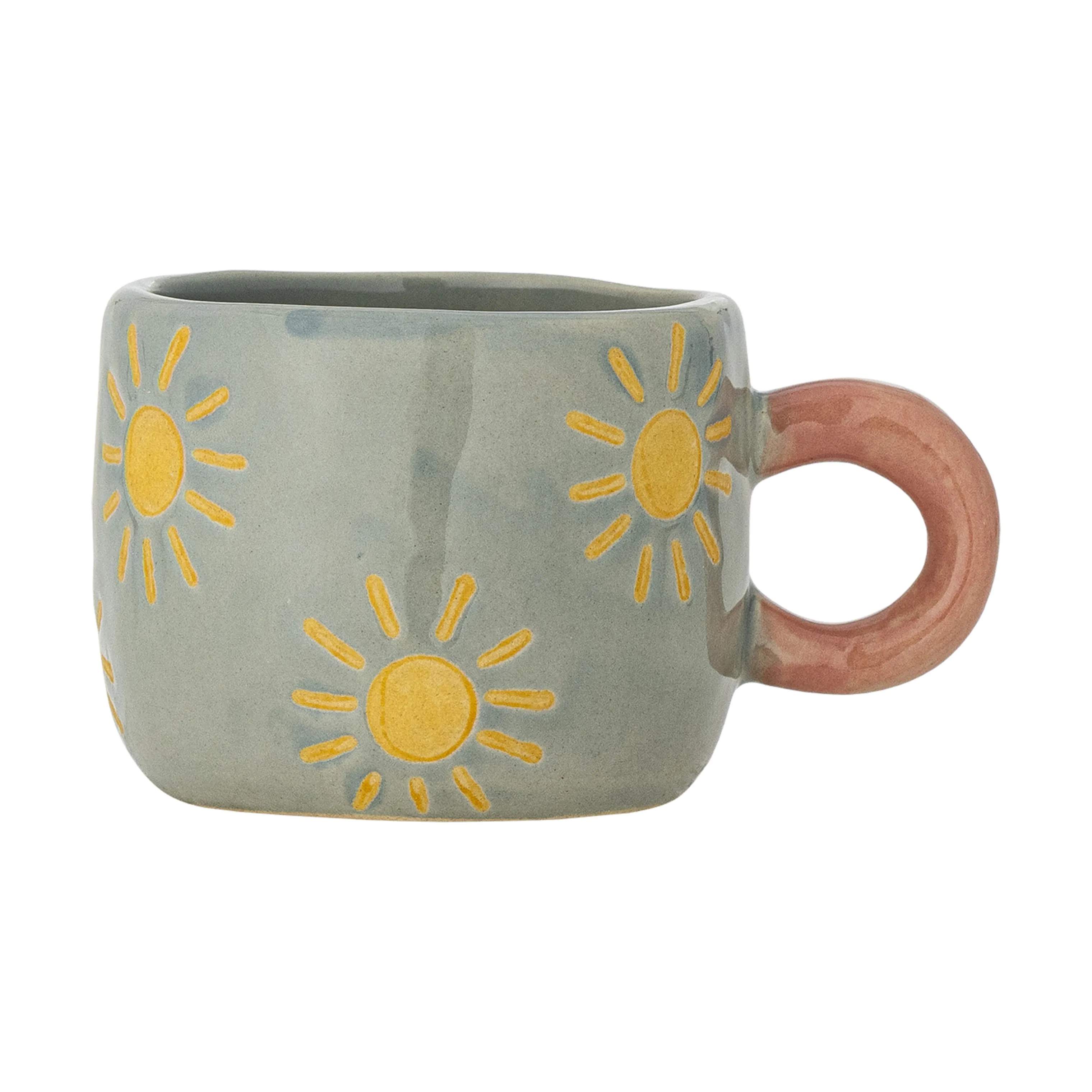 Bloomingville Krus og kopper med hank Nini Kop i Blå/orange, 1