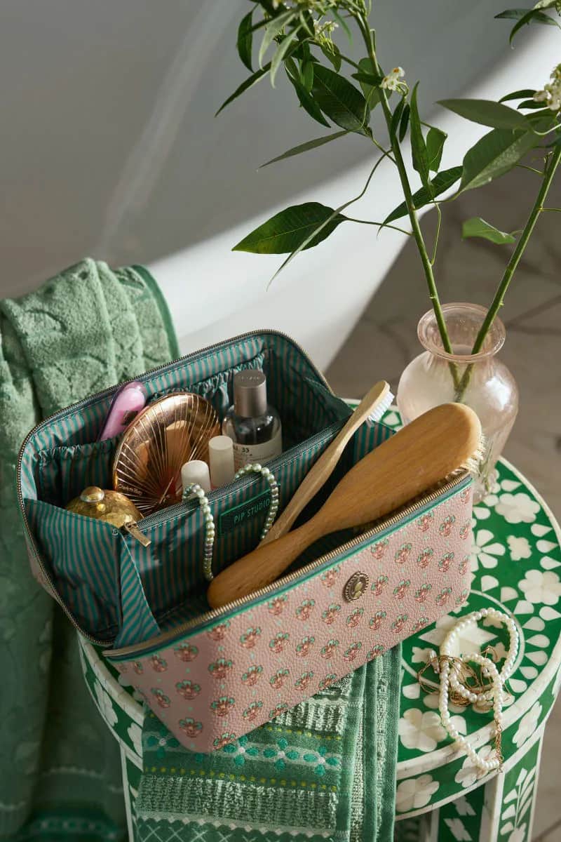 PIP Studio Toilettasker Cyrille Kosmetiktaske i Lysegrøn, Medium, 2