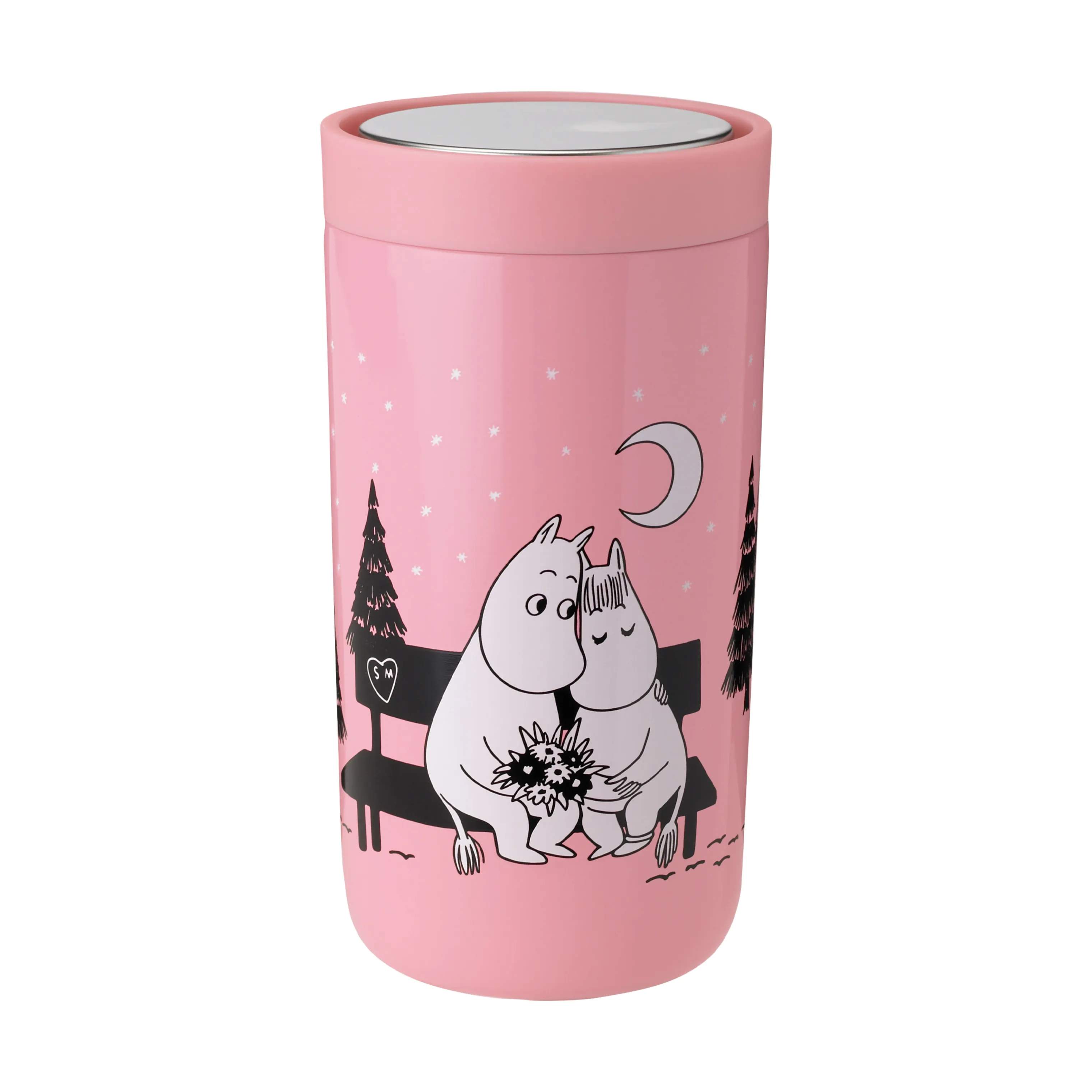 Stelton To go kopper Drink-It To-Go Click Termokop i I Love You, 20 cl, 1