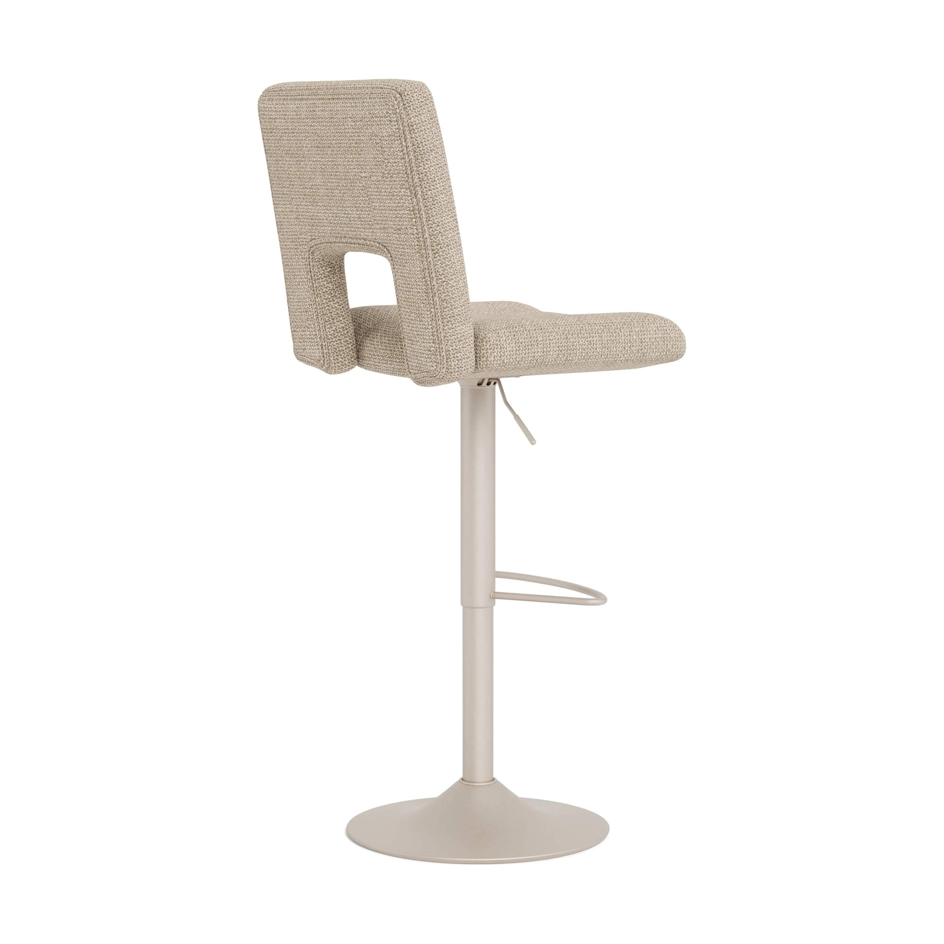 CASA Living Barstole Sylvia Barstol - 2 stk. i Beige/beige stel, 3