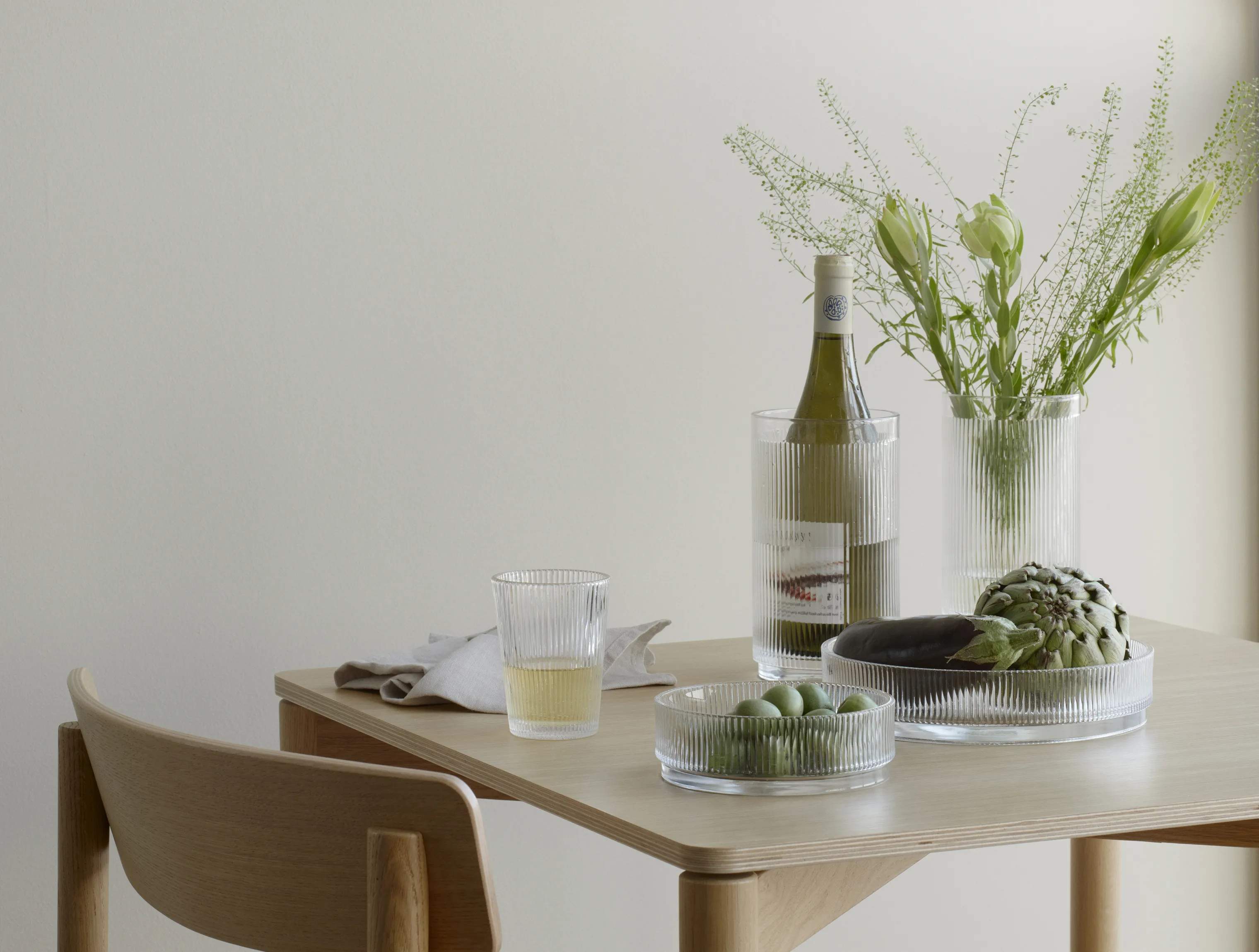 Stelton Serveringsskåle Pilastro Serveringsskål i Klar, 23 cm, 2