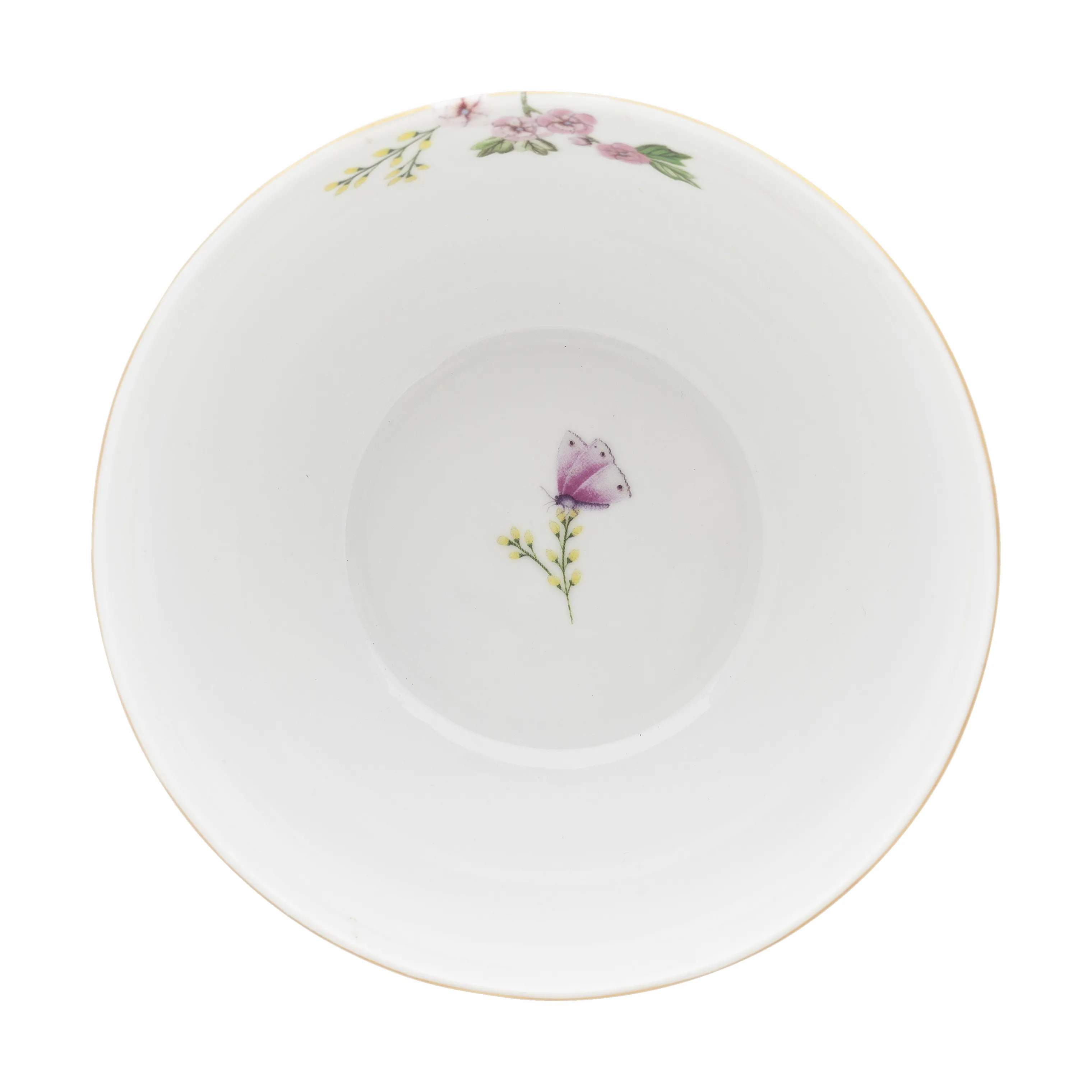 PIP Studio Serveringsskåle Blushing Bird Skål i Hvid, 15 cm, 3