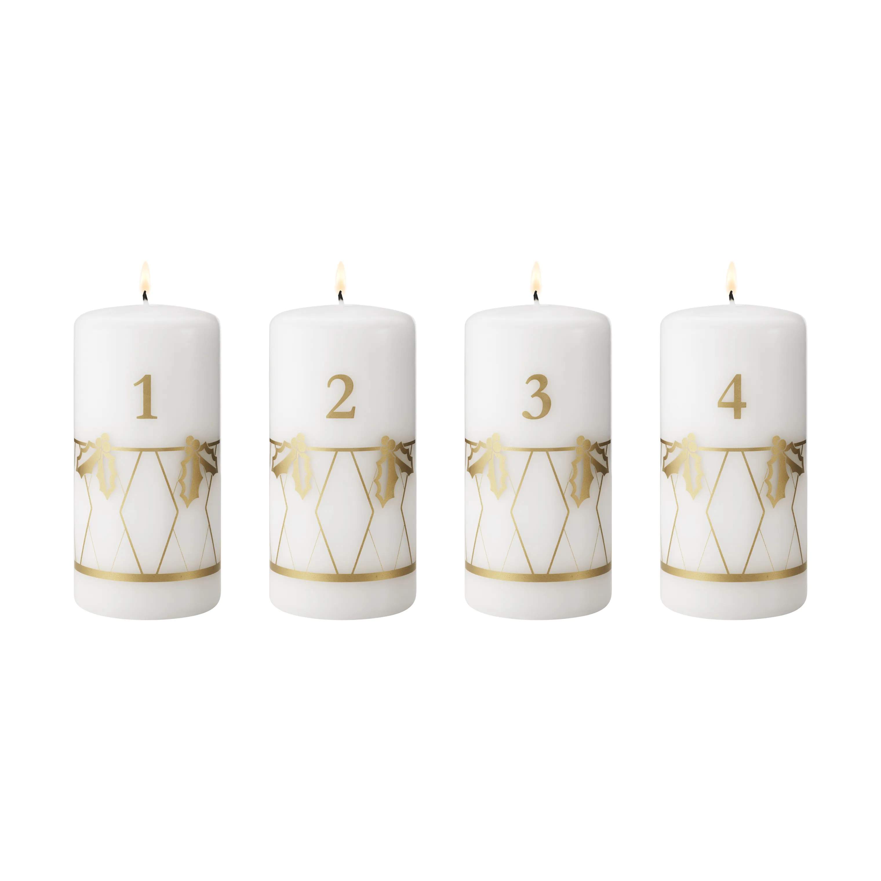 Georg Jensen adventslys Christmas Collectibles CC 2026 Adventslys - 4 stk. i Guld, 1