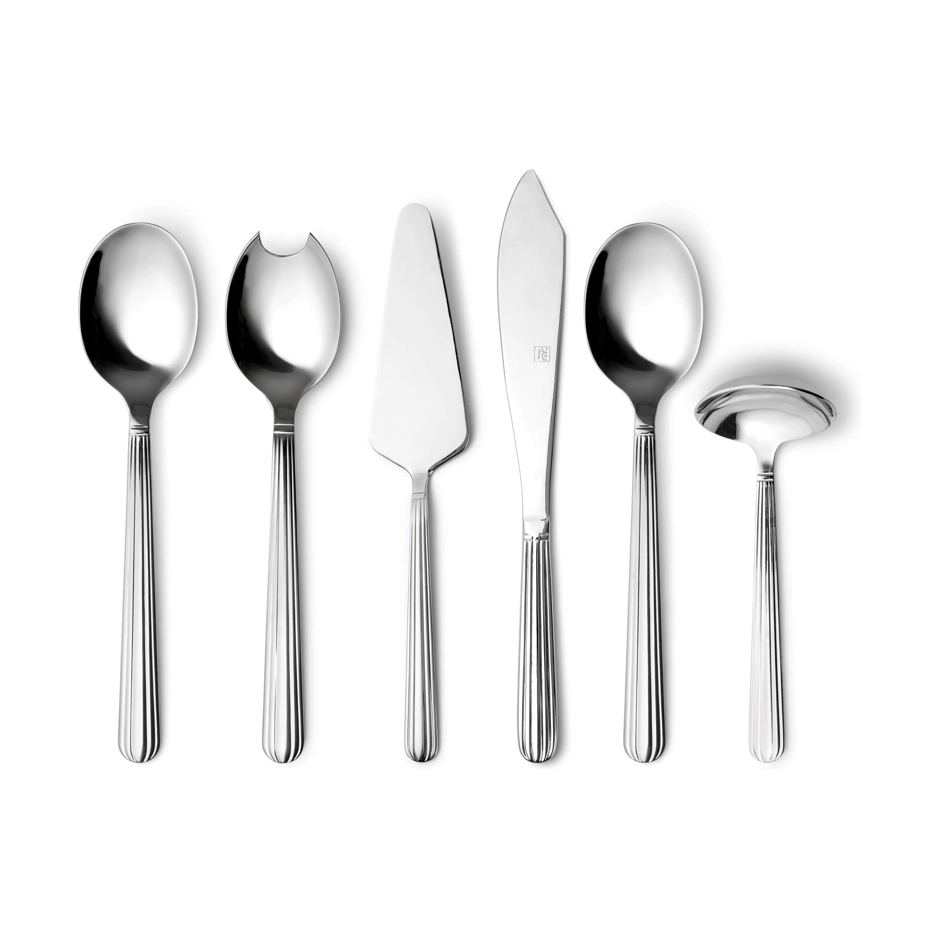 CASA Living Serveringssæt Daisy Serveringssæt - 6 dele i Stål, 1