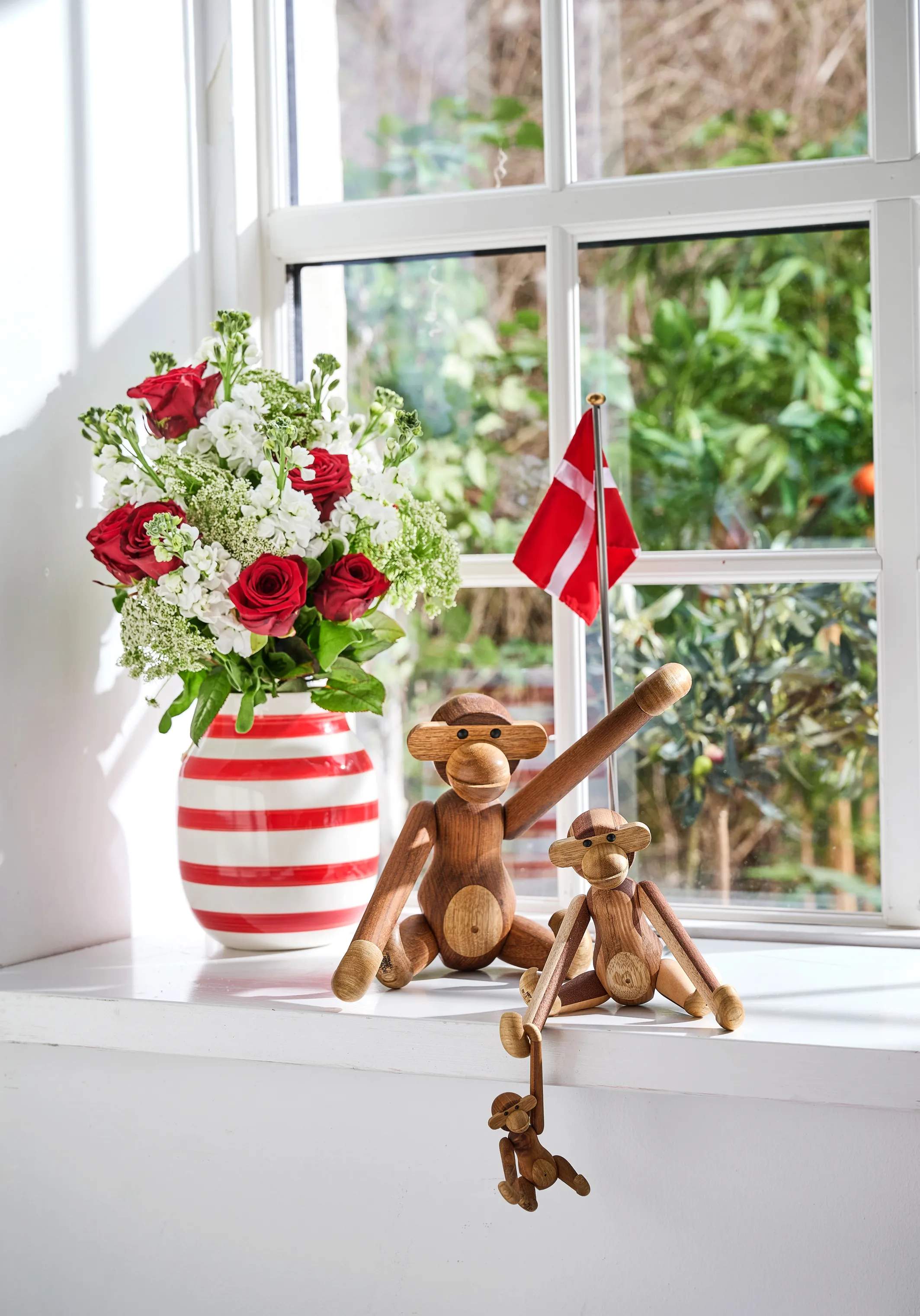 Kay Bojesen Dyrefigurer Abe - Mellem i Teaktræ, Mellem, 3