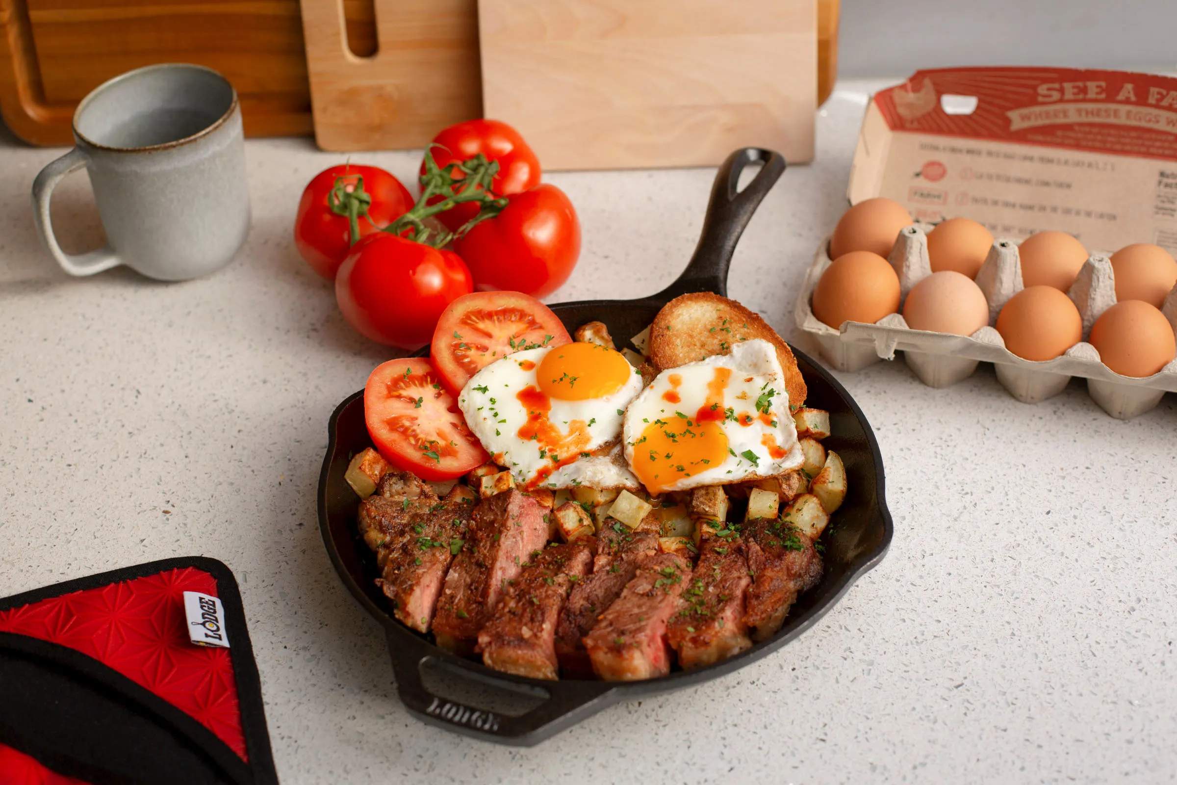 Lodge Cast Iron Stegepander Chefs Chef Collection Stegepande i 26 cm, 2