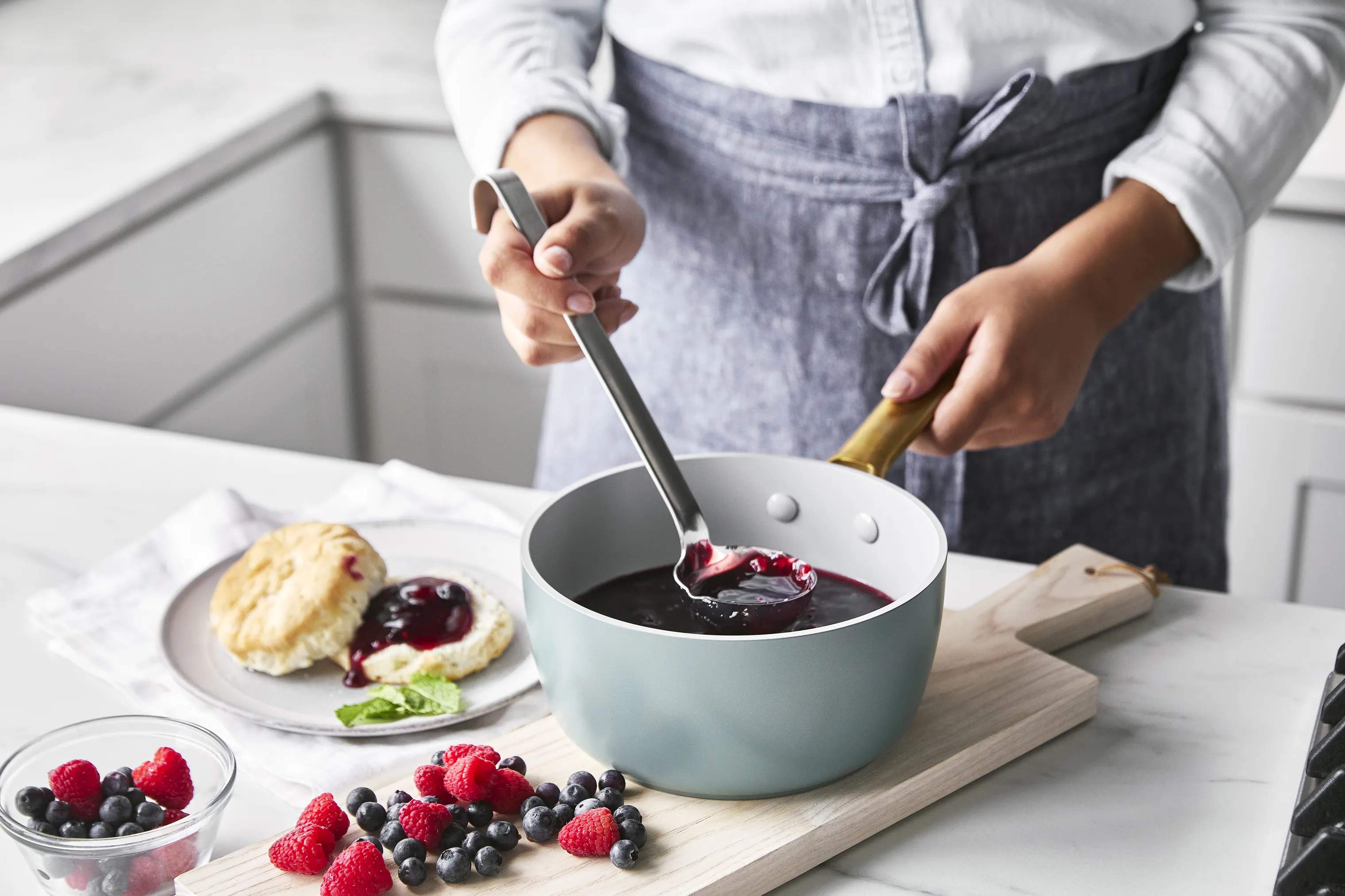Greenpan Kasseroller Padova Kasserolle i Skye Blue, 2