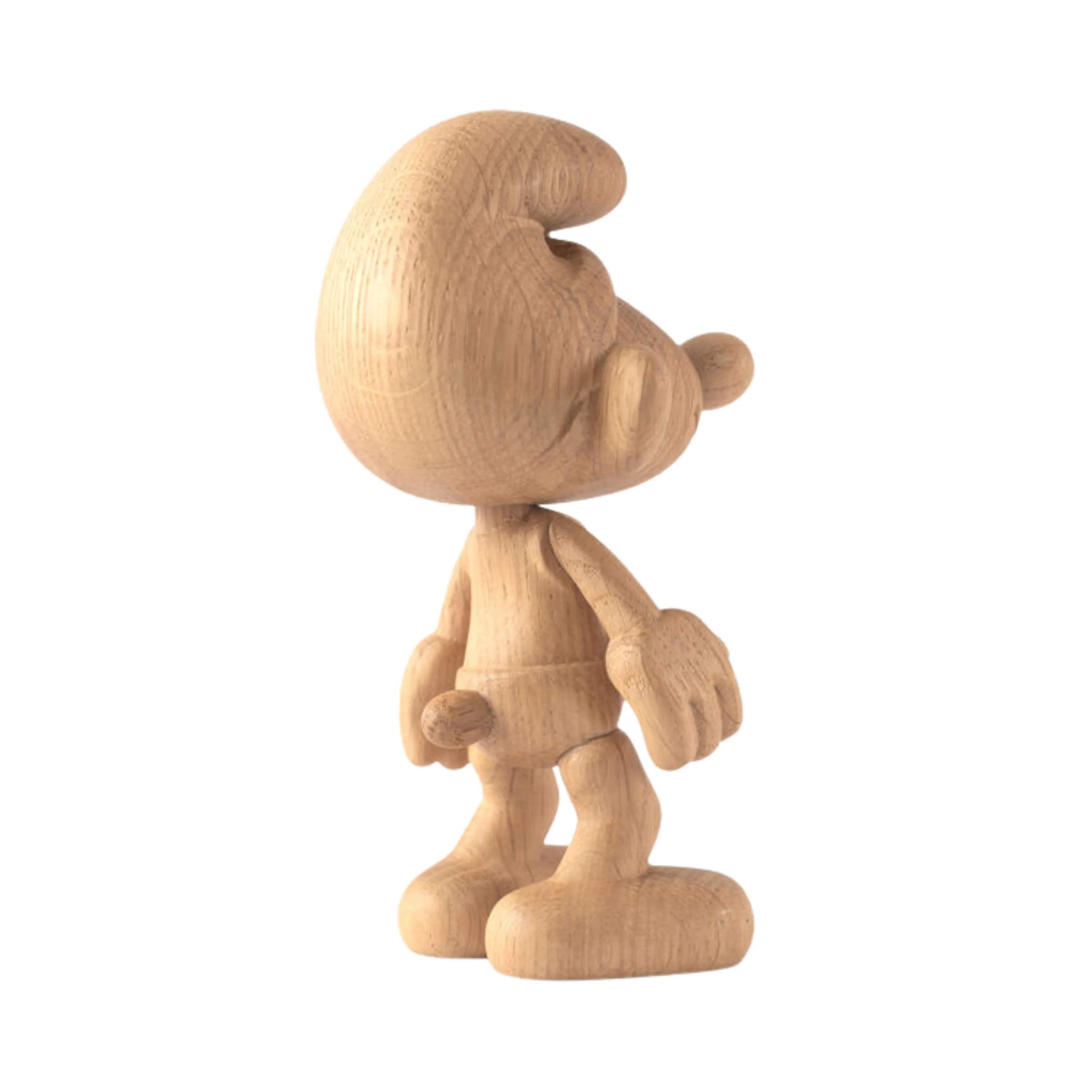 BOYHOOD Øvrige figurer Smurfs Smølf træfigur i Natur2, 24 cm, 2