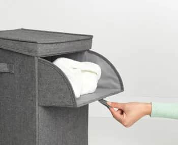 Brabantia Vasketøjskurve Vasketøjsboks i Sort, 3