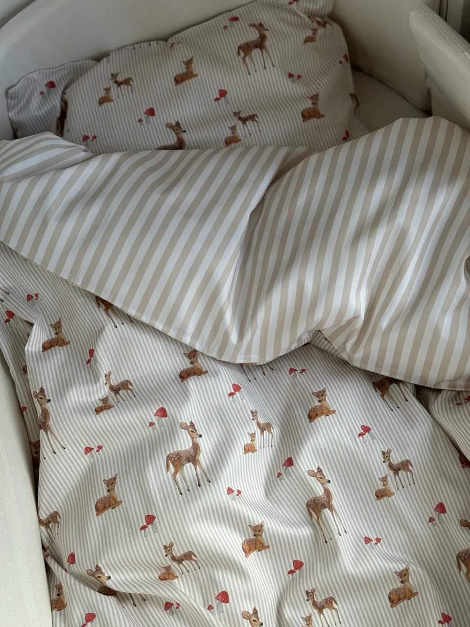Quilts of Denmark Juniorsengetøj Bambi Junior Sengetøj i Multifarvet, 2