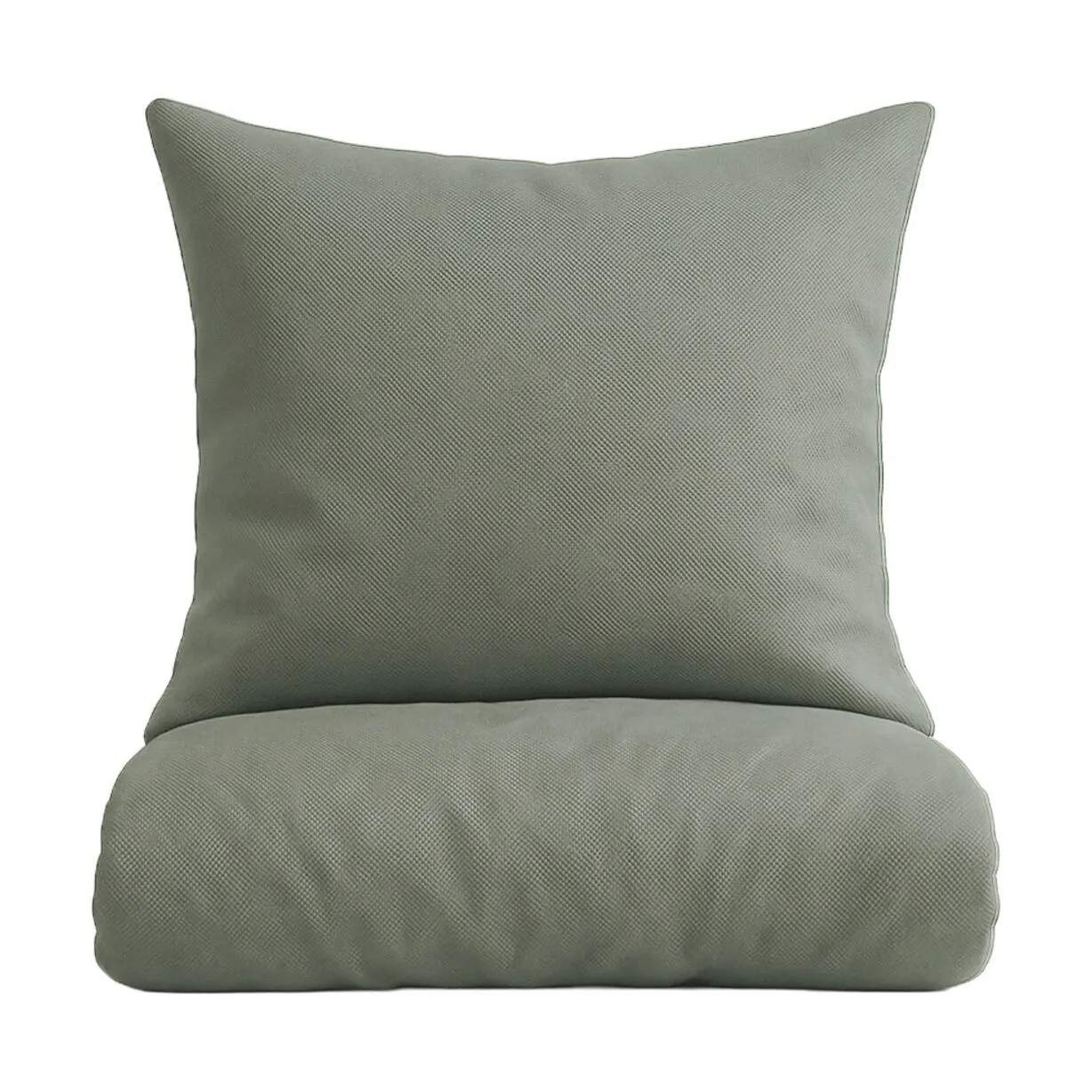 omhu Sengetøj Micro Tern Sengesæt i Olive, B140 x L200 cm, 1