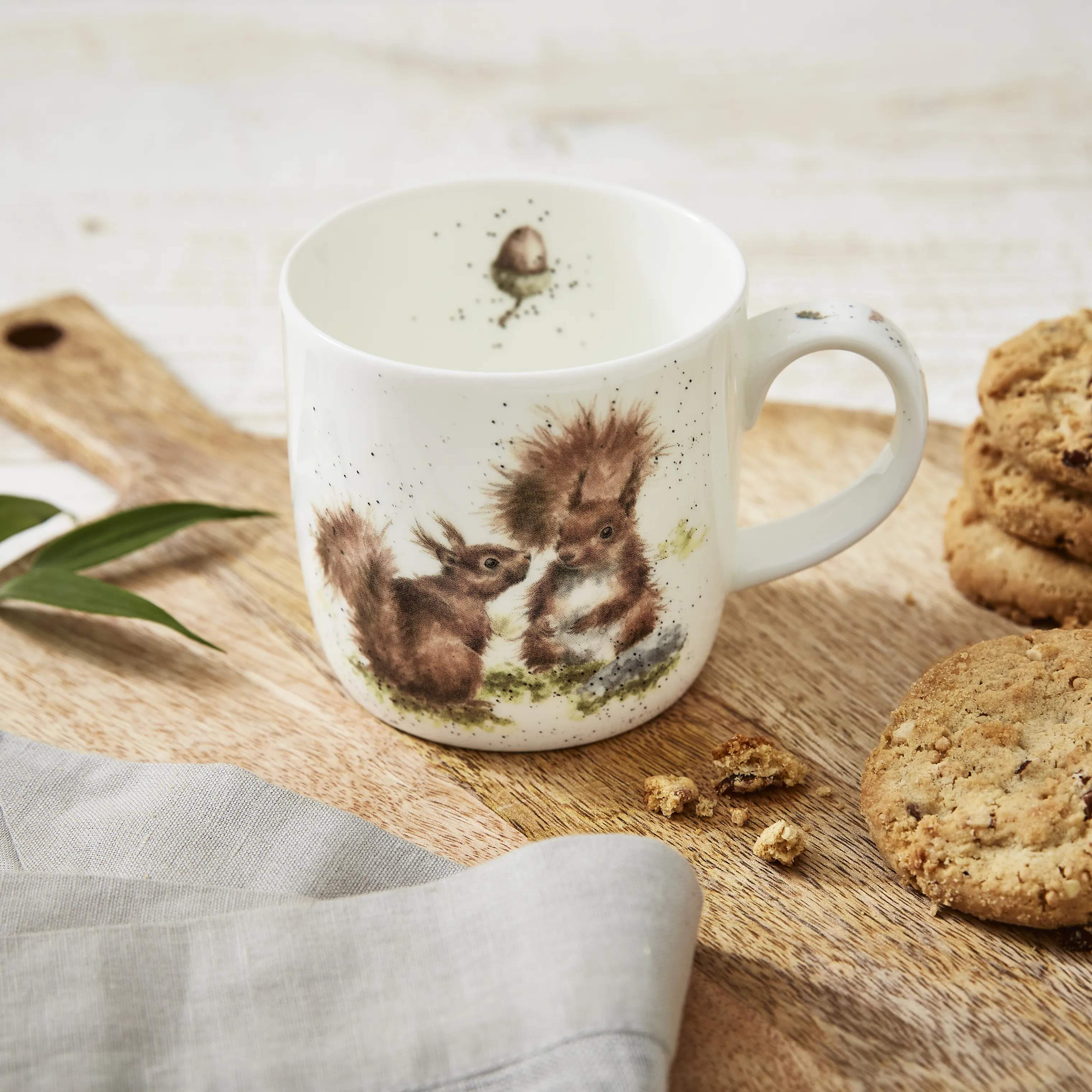 Royal Worcester Krus og kopper med hank Wrendale Krus - Between friends i Egern, 2