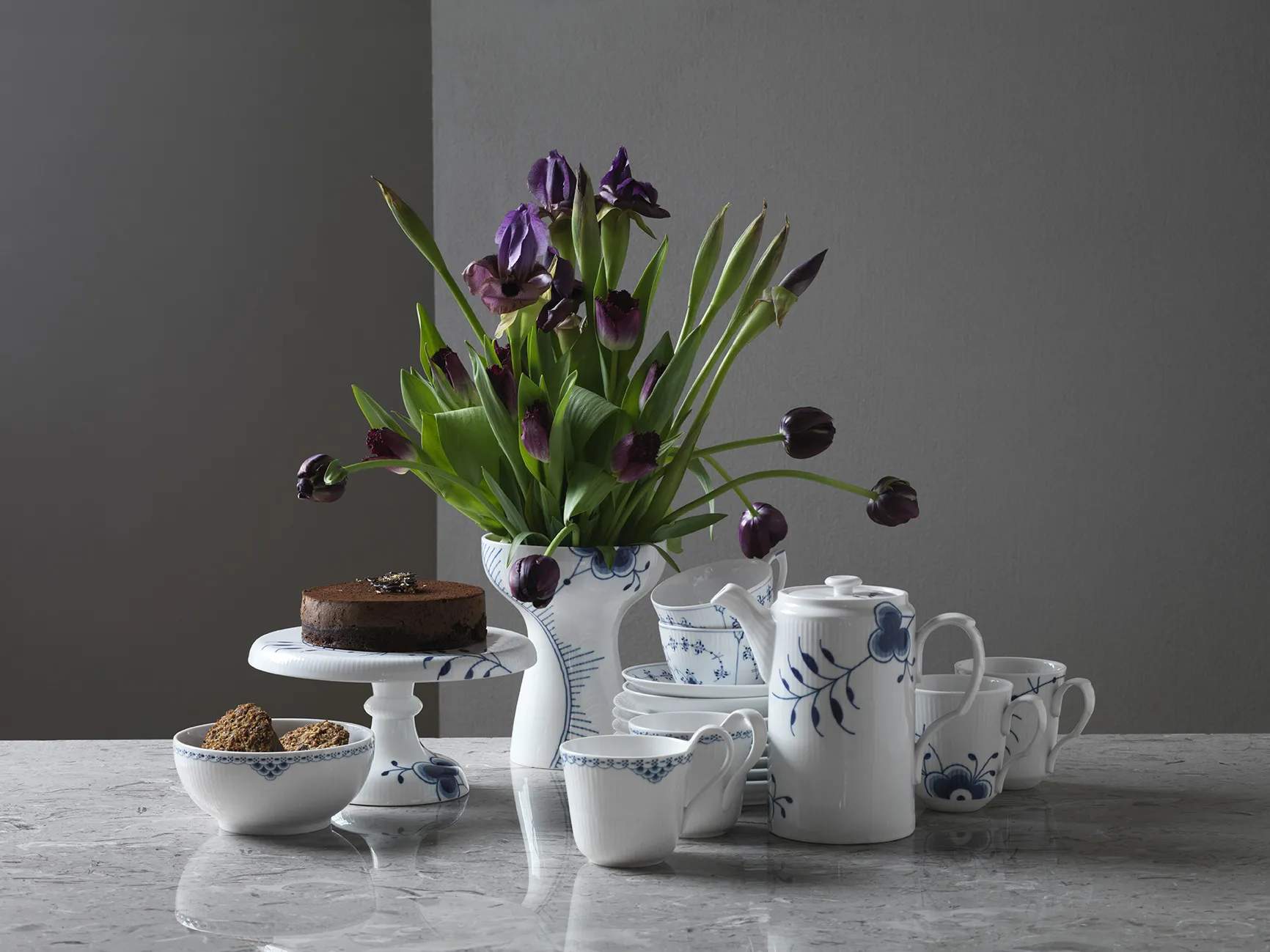 Royal Copenhagen Serveringsskåle Prinsesse Skål i 18 cm, 5