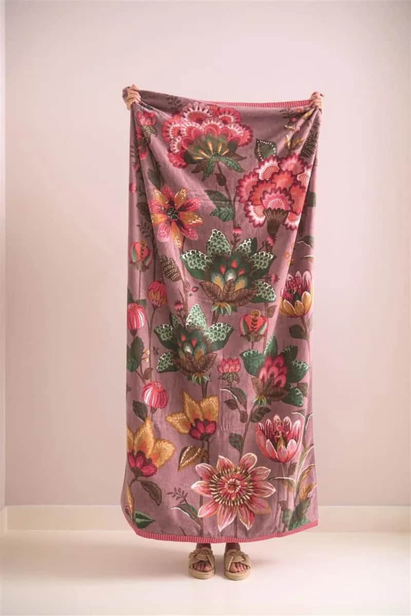 PIP Studio Håndklæder Sunny Side Up Badehåndklæde i Pink, 2