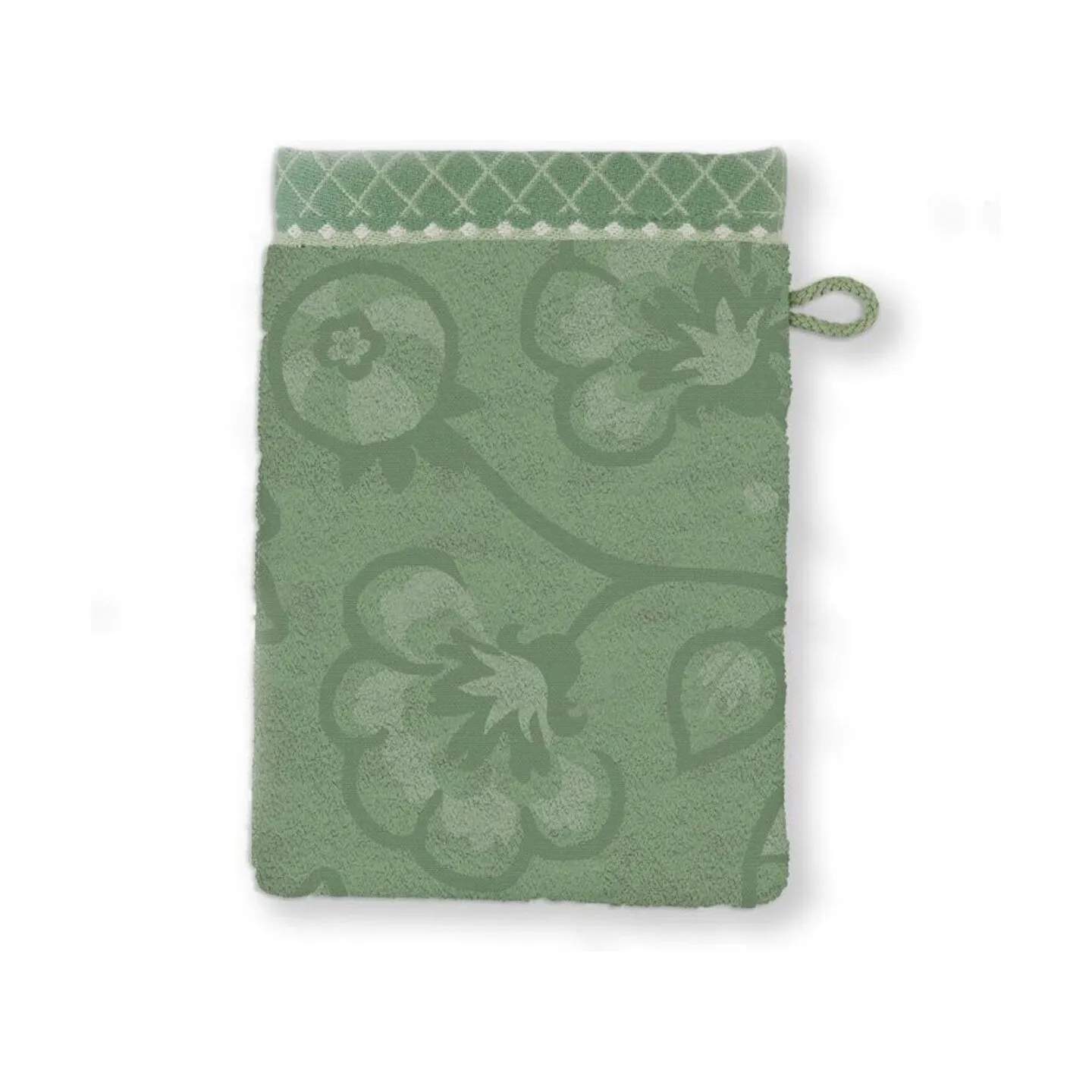 PIP Studio Vaskeklude Jasmin Jacquard Vaskeklud i Grøn, 1