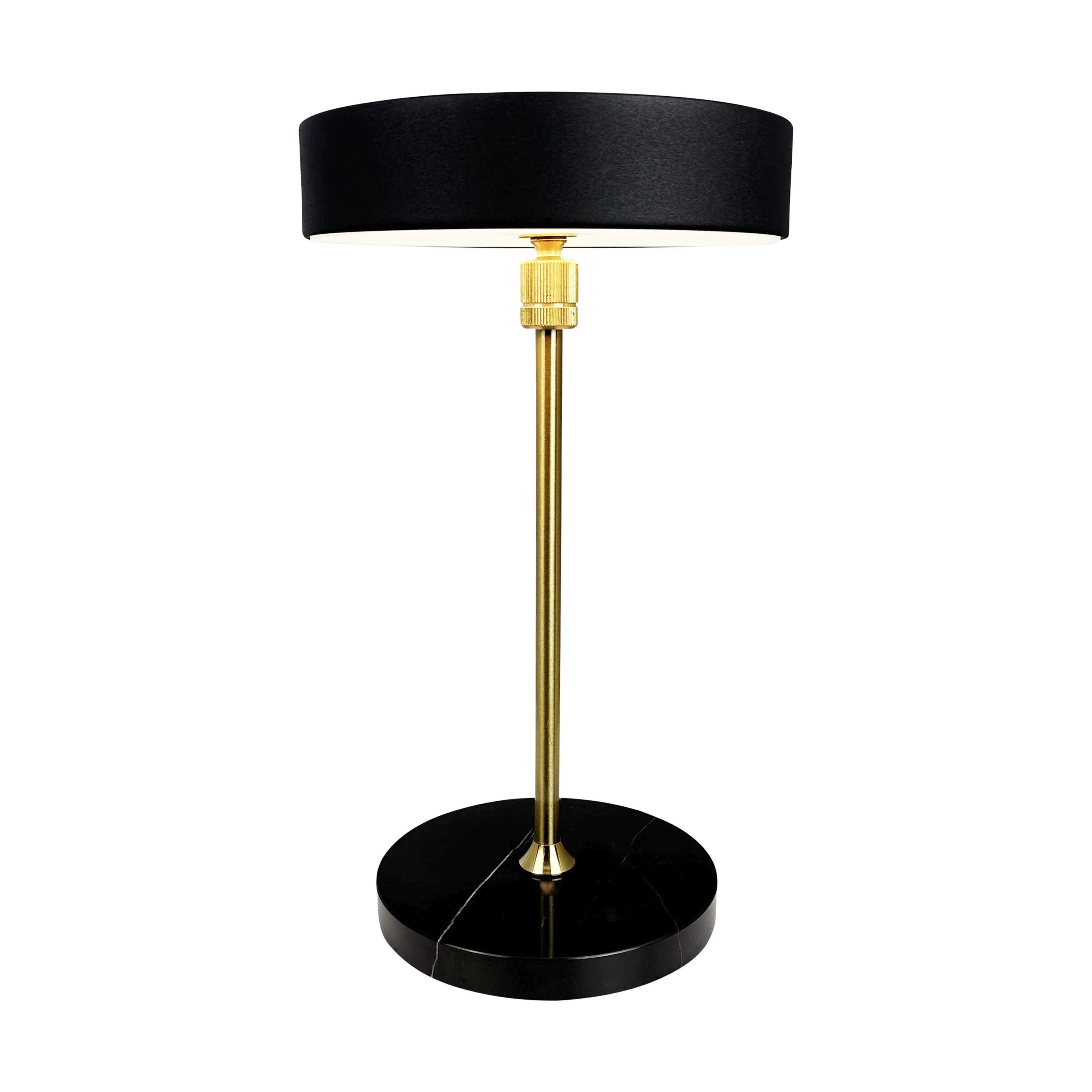 Dyberg Larsen Bordlamper Moonlight Bordlampe i Sort/ Messing, 1