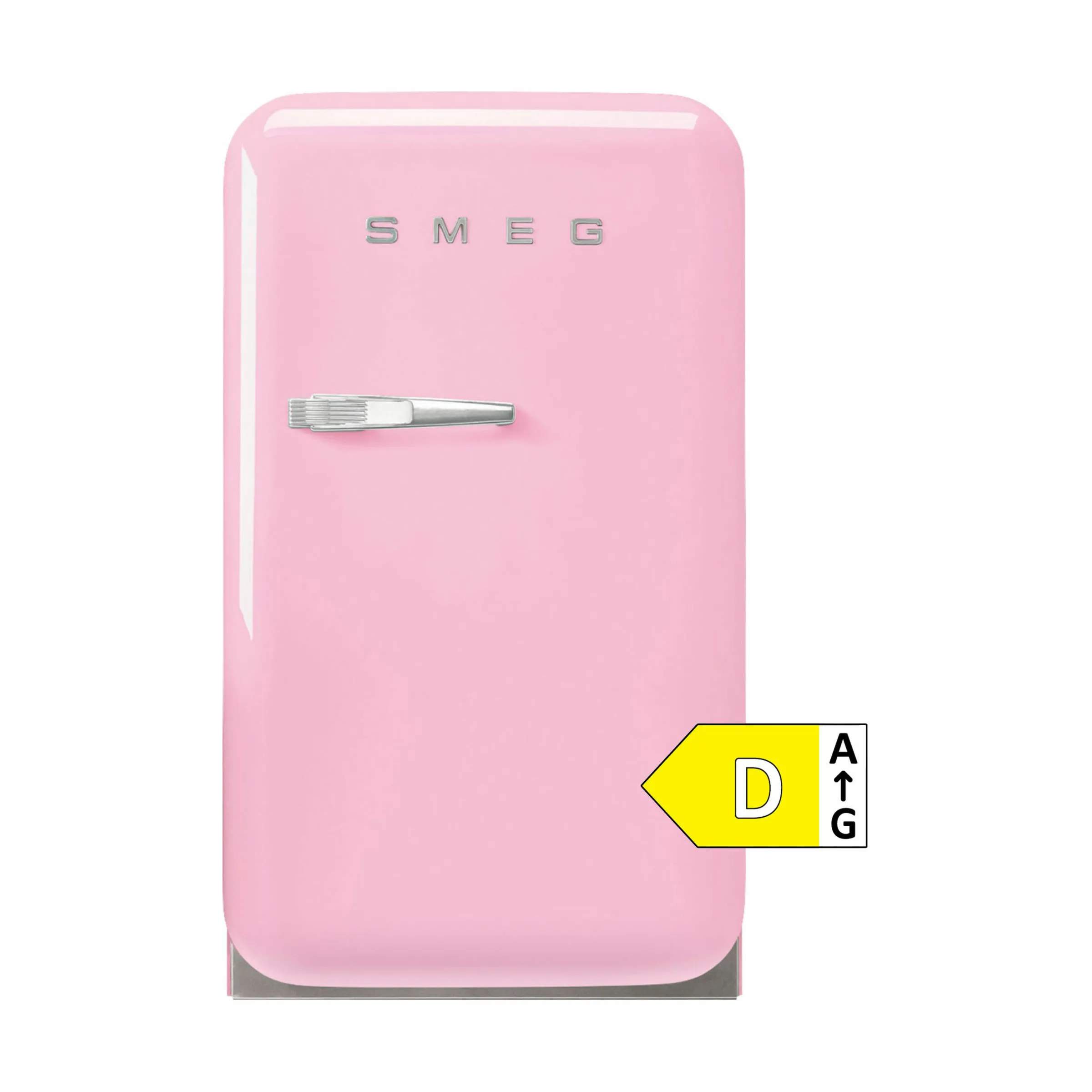 50's Style Minikøleskab, pink, large