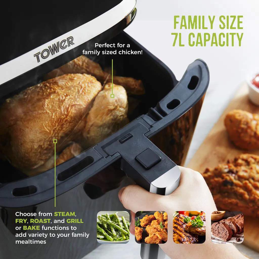 Tower Airfryers Airfryer i Sort, 2