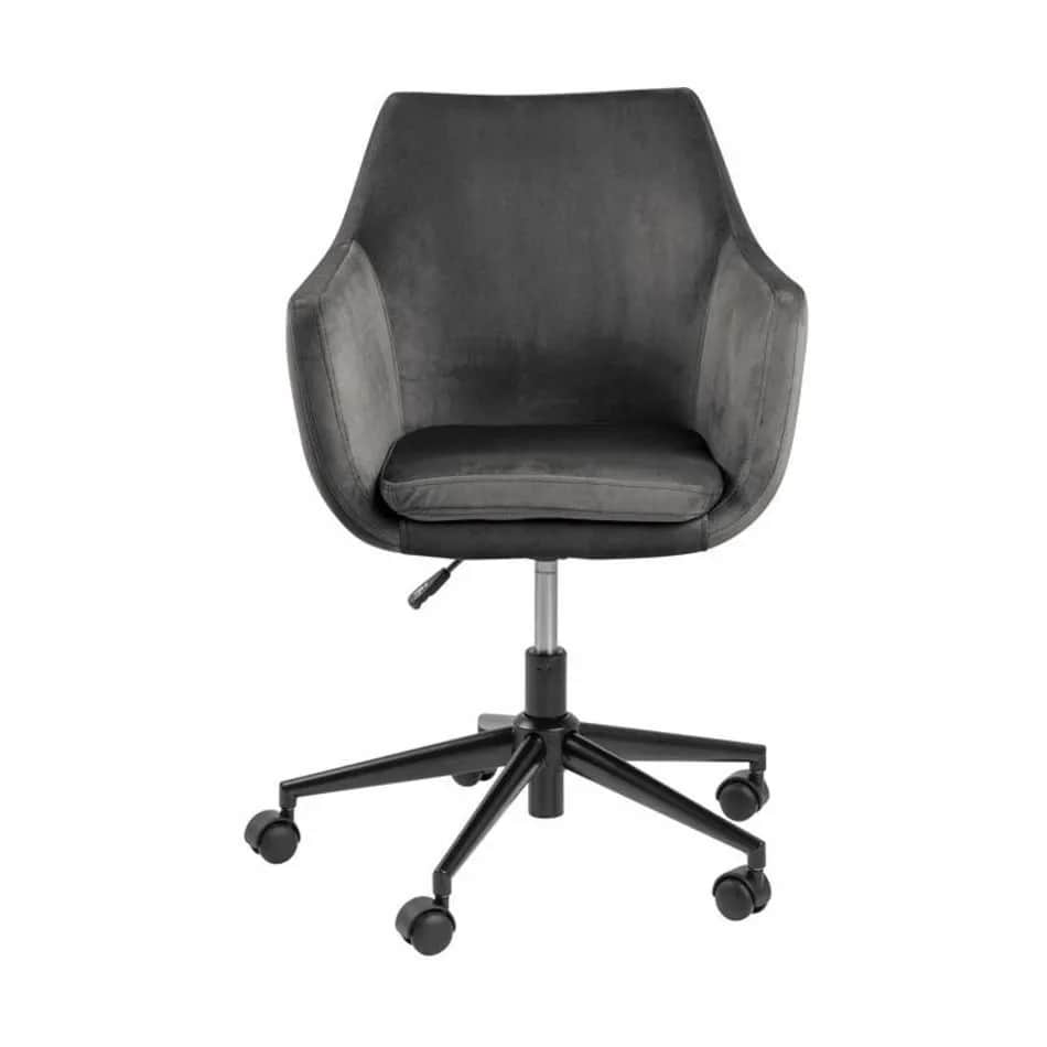 Nora Skrivebordsstol, mørkegrå/sort, large