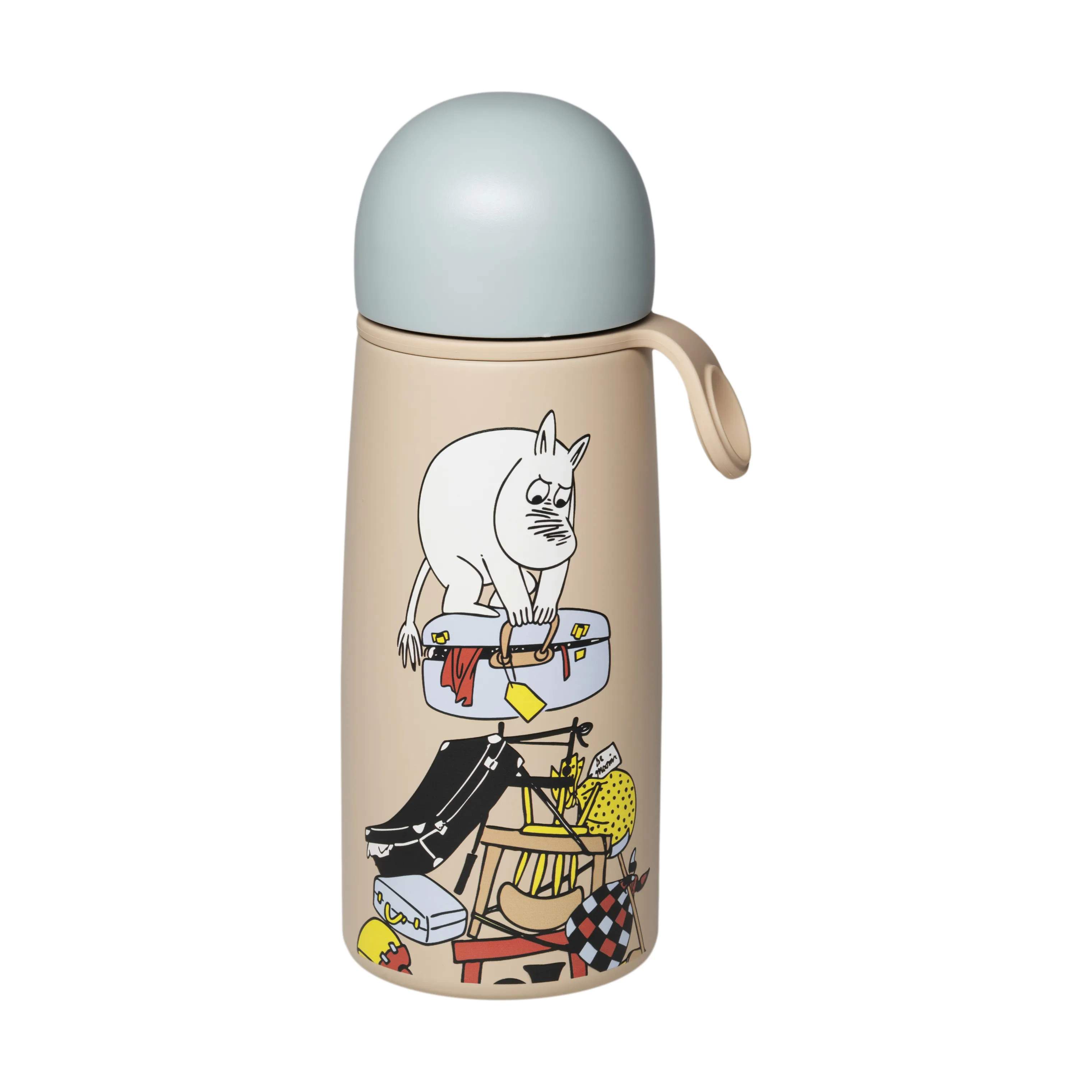 Moomin Arabia Termoflasker Moomin sæson Termoflaske - Ferieklar i Beige/lysegrå, 1