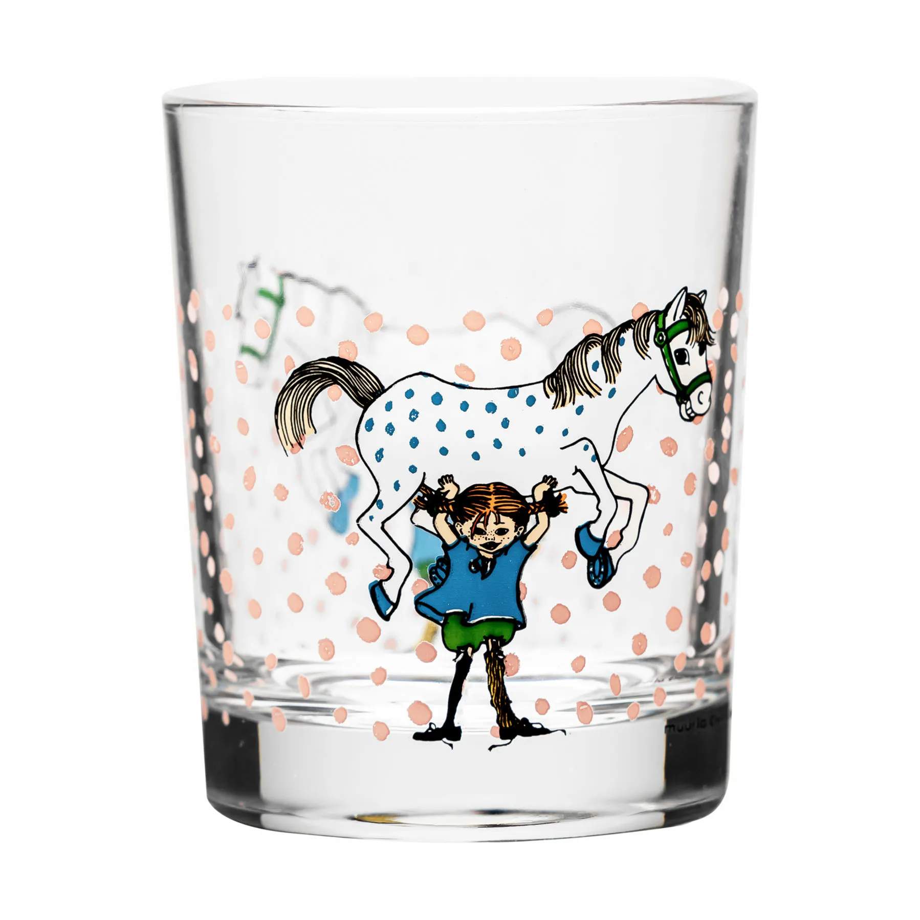 Muurla Vandglas Pippi Glas - Pippi & Hesten i Pippi & Hesten, 20 cl, 1