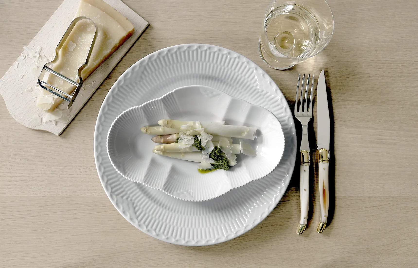 Royal Copenhagen Serveringsfade Hvid Elements Fad i Hvid, 3