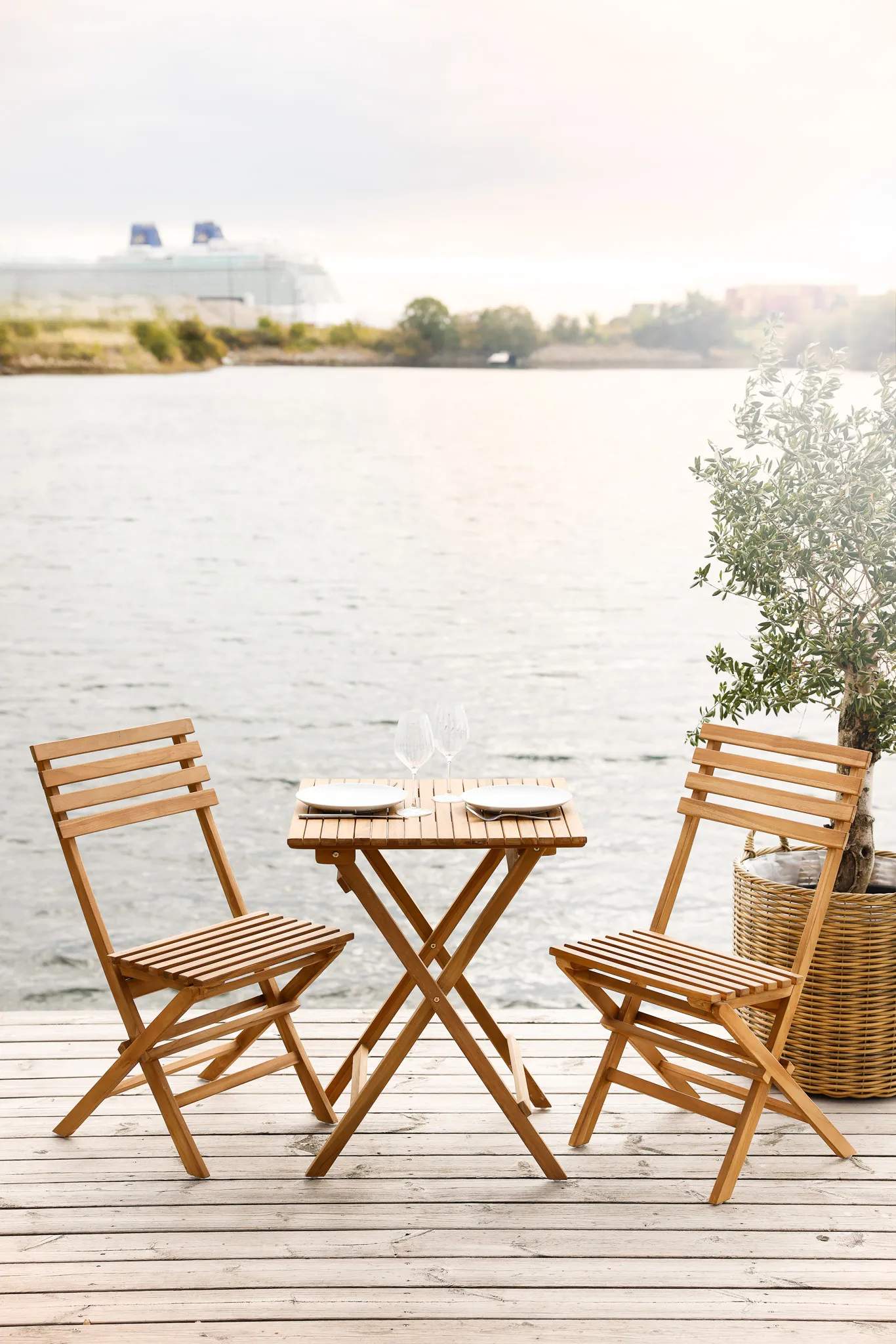 SKAGEN living Cafésæt Blåvand Cafesæt - 3 dele i Natur, 2
