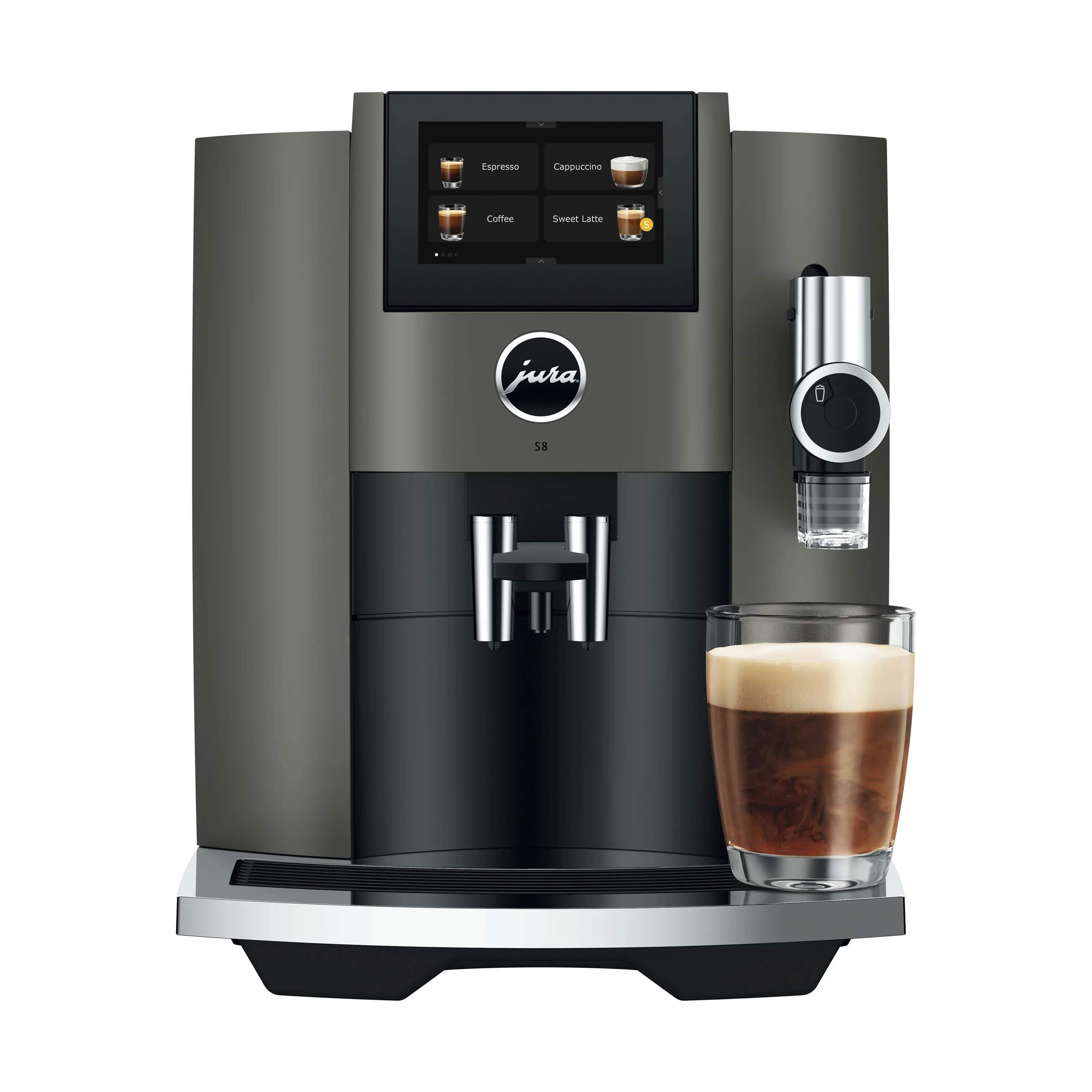 JURA Espressomaskiner S8 (EB) Kaffemaskine i Dark Inox, 2